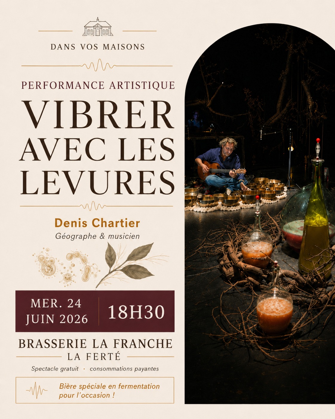 Vibrer avec les levures