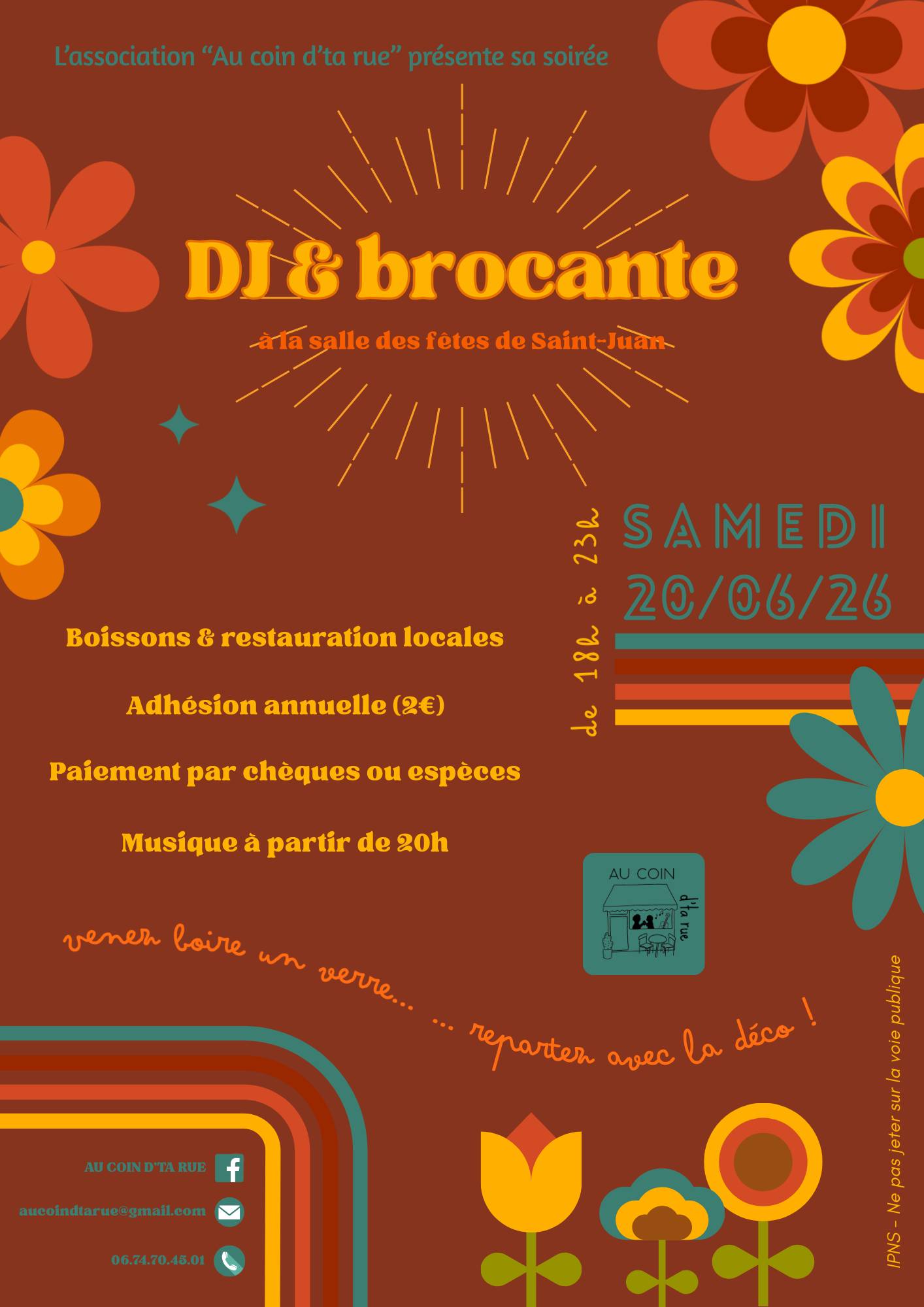 Soirée DJ Brocante au Café du coin