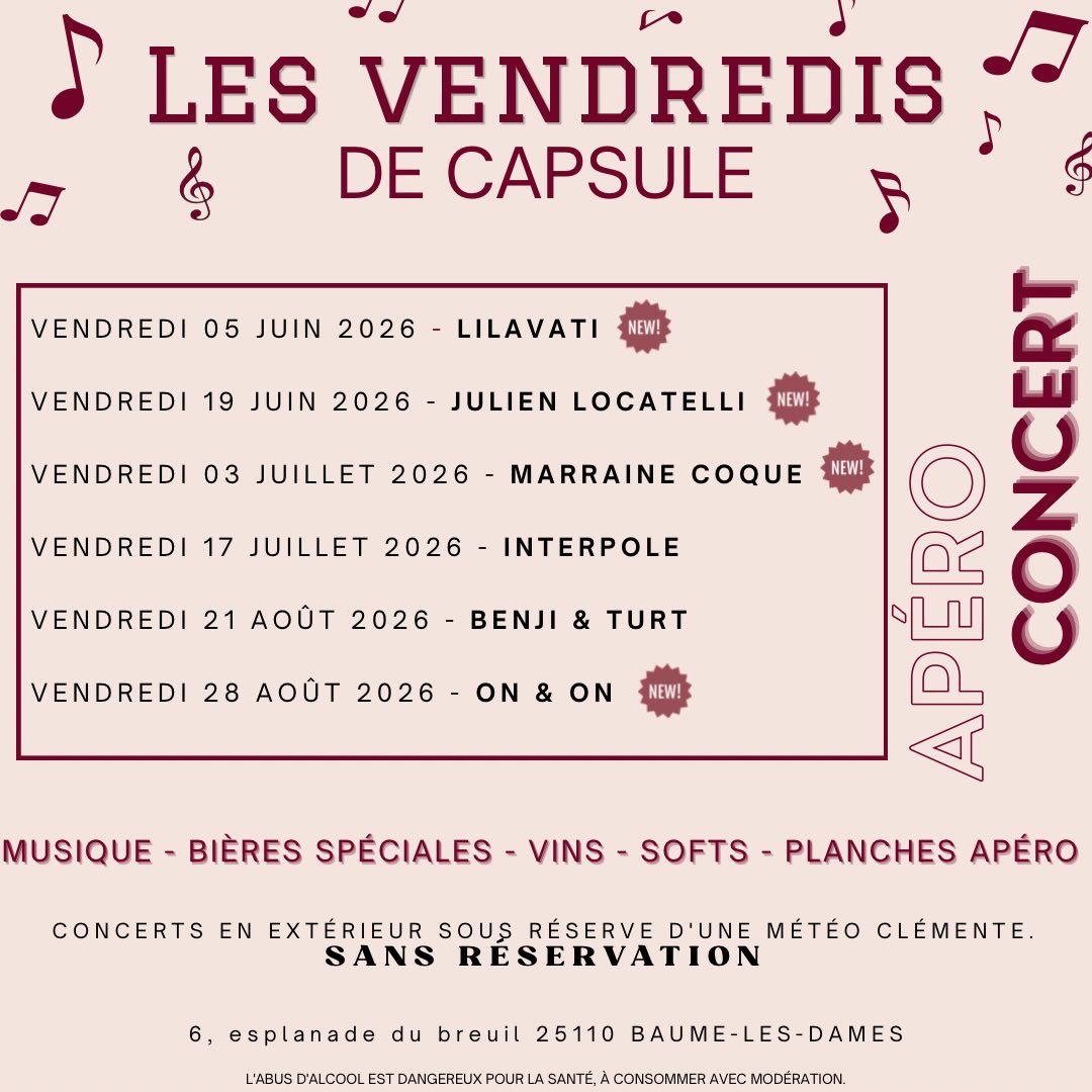 Concert chez Capsule et Bouchon