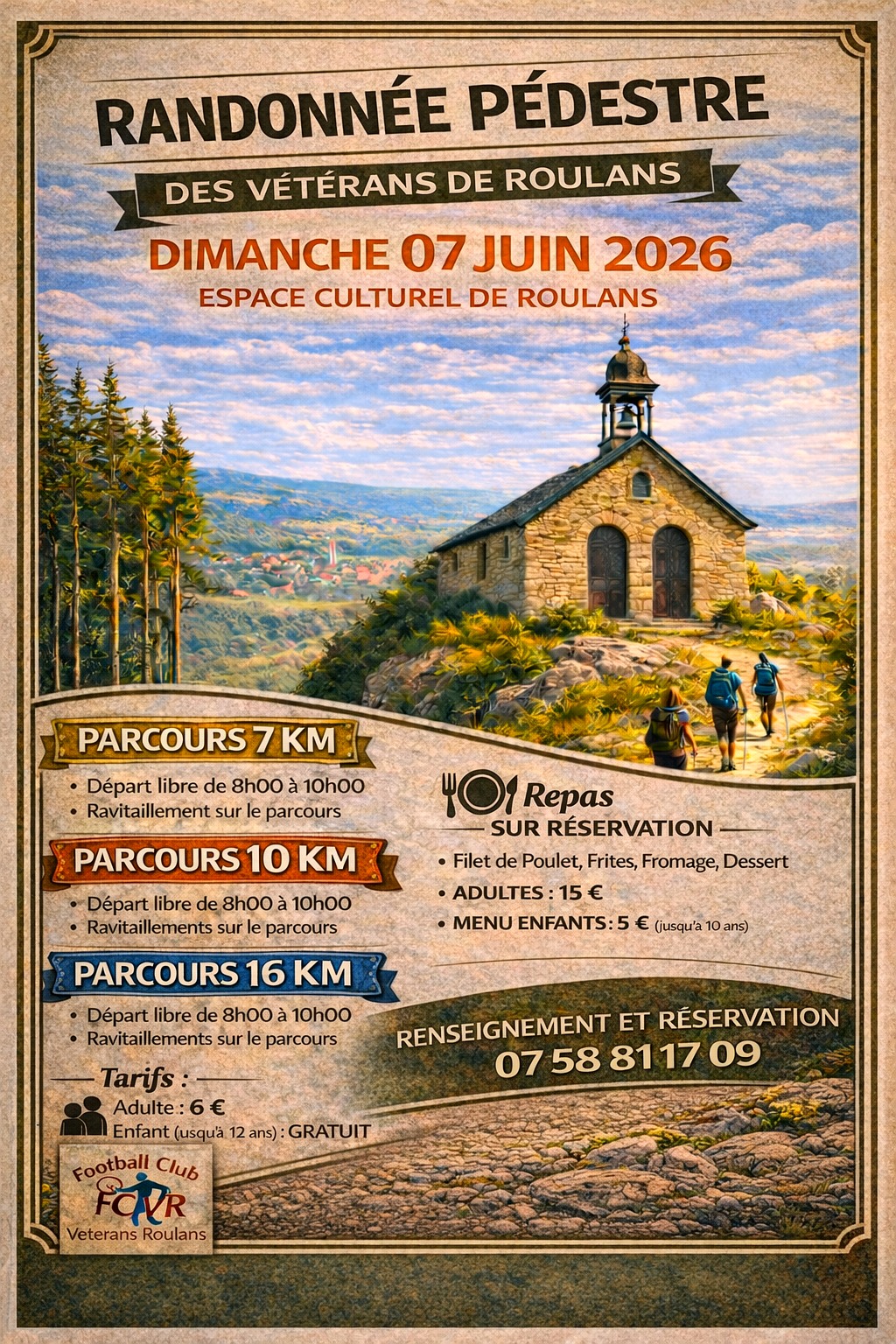 Randonnée pédestre des vétérans de Roulans