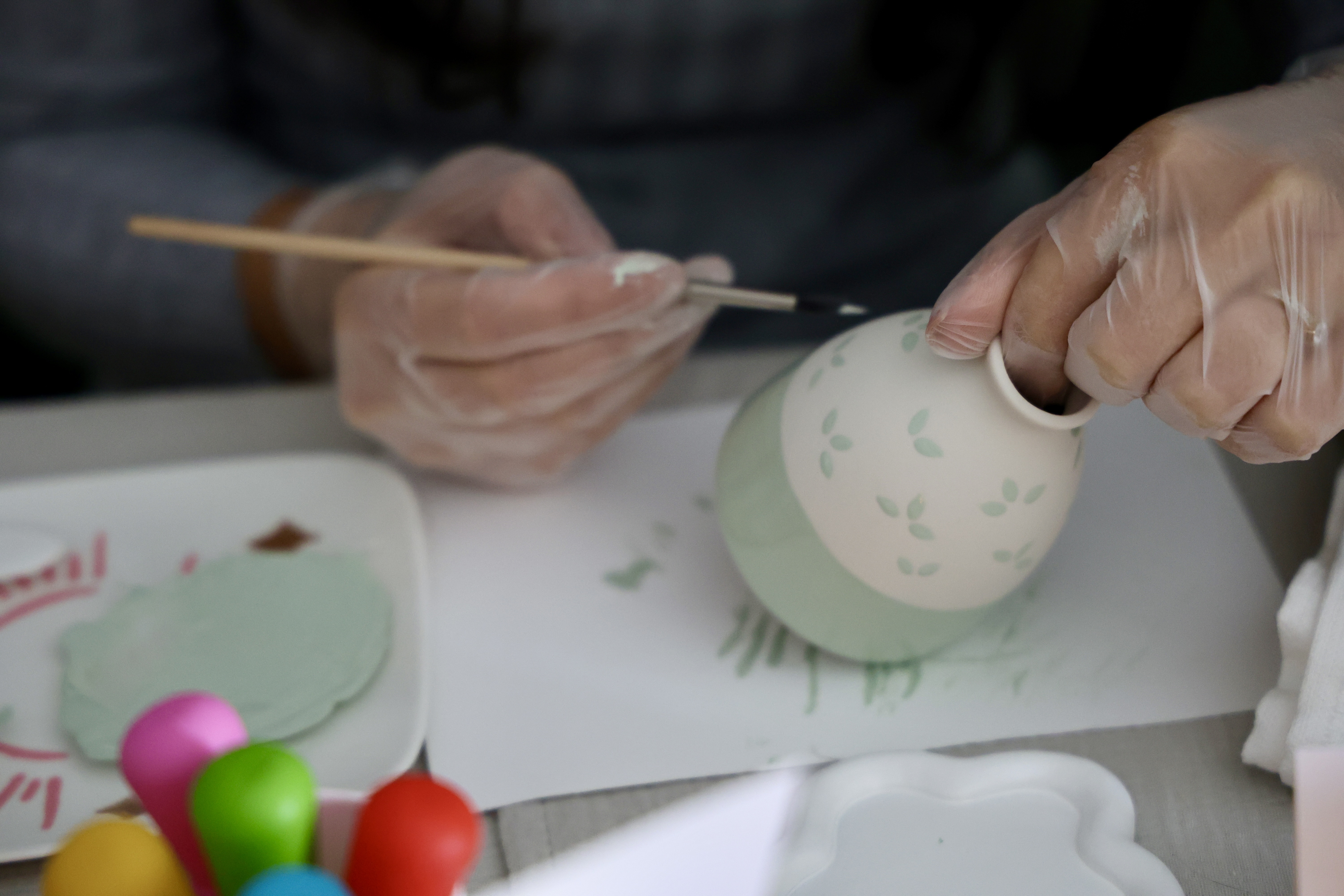 Atelier peinture sur céramique