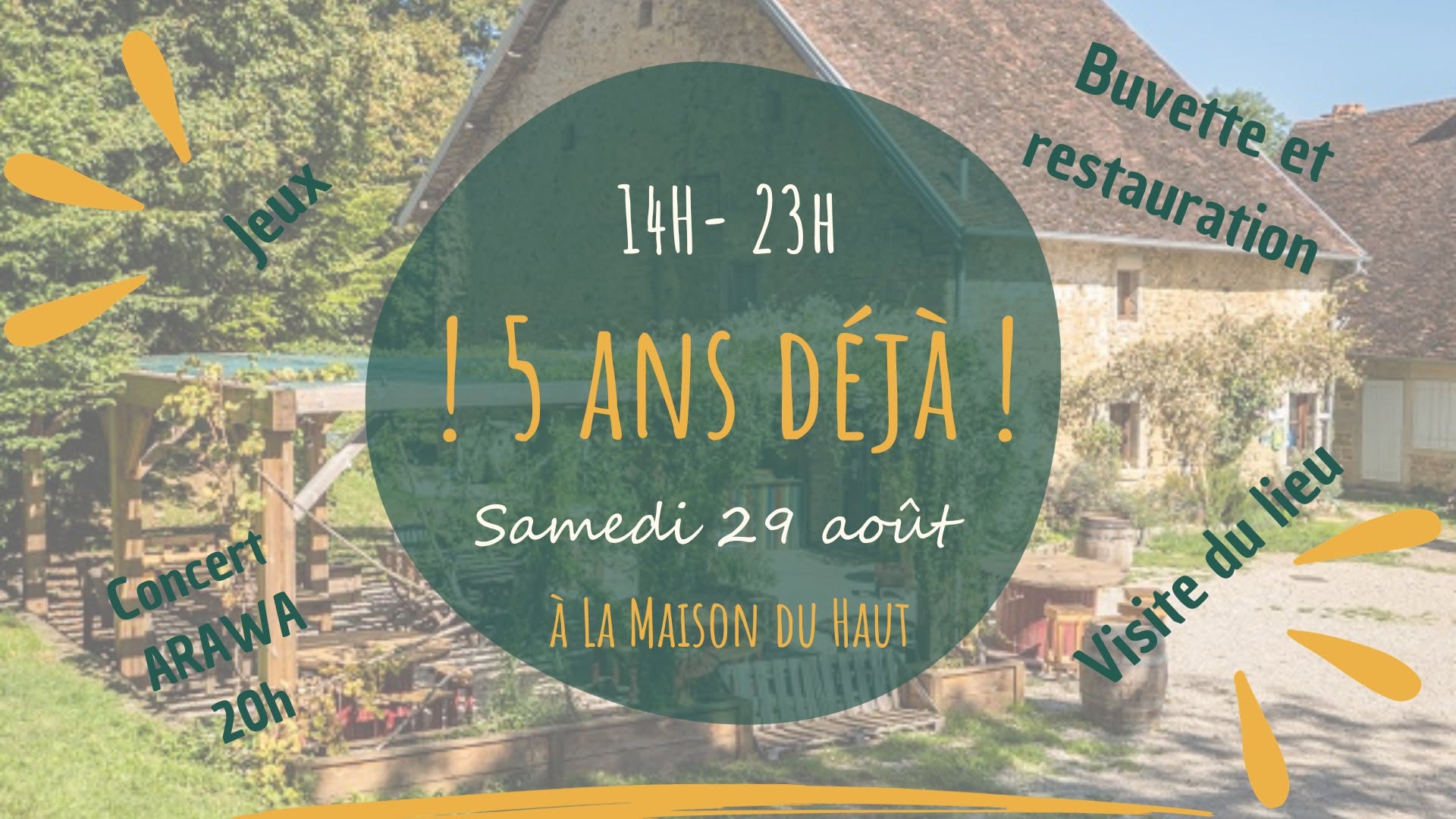 Les 5 ans de La Maison du Haut