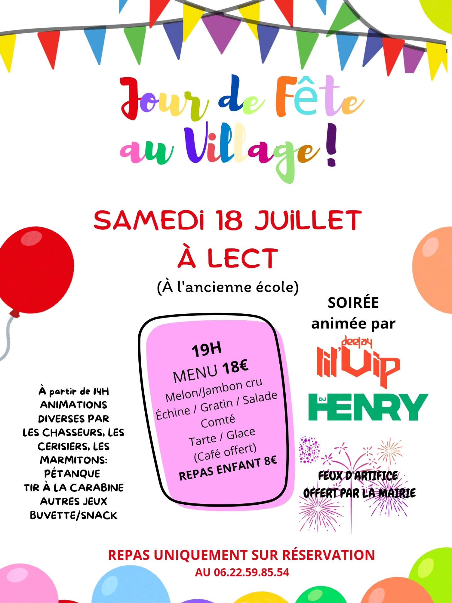 Jour de fête au village