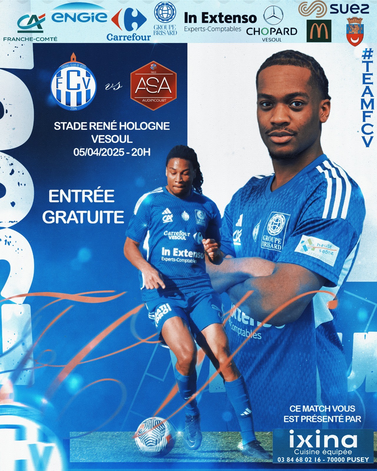 FC Vesoul vs Audincourt
