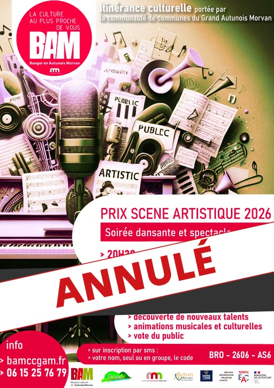 ANNULÉ ! Prix scène artistique 2026