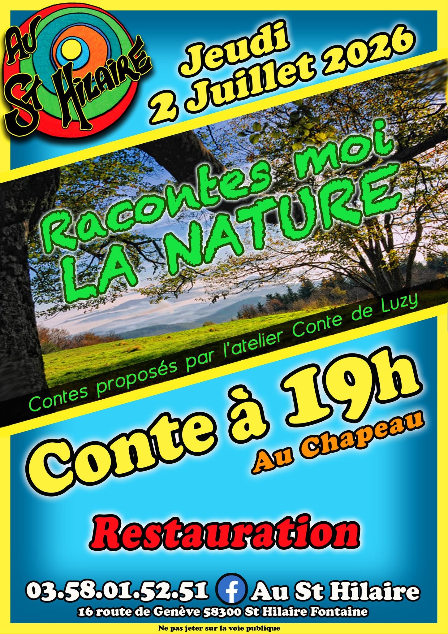 Soirée "Raconte-moi la nature"
