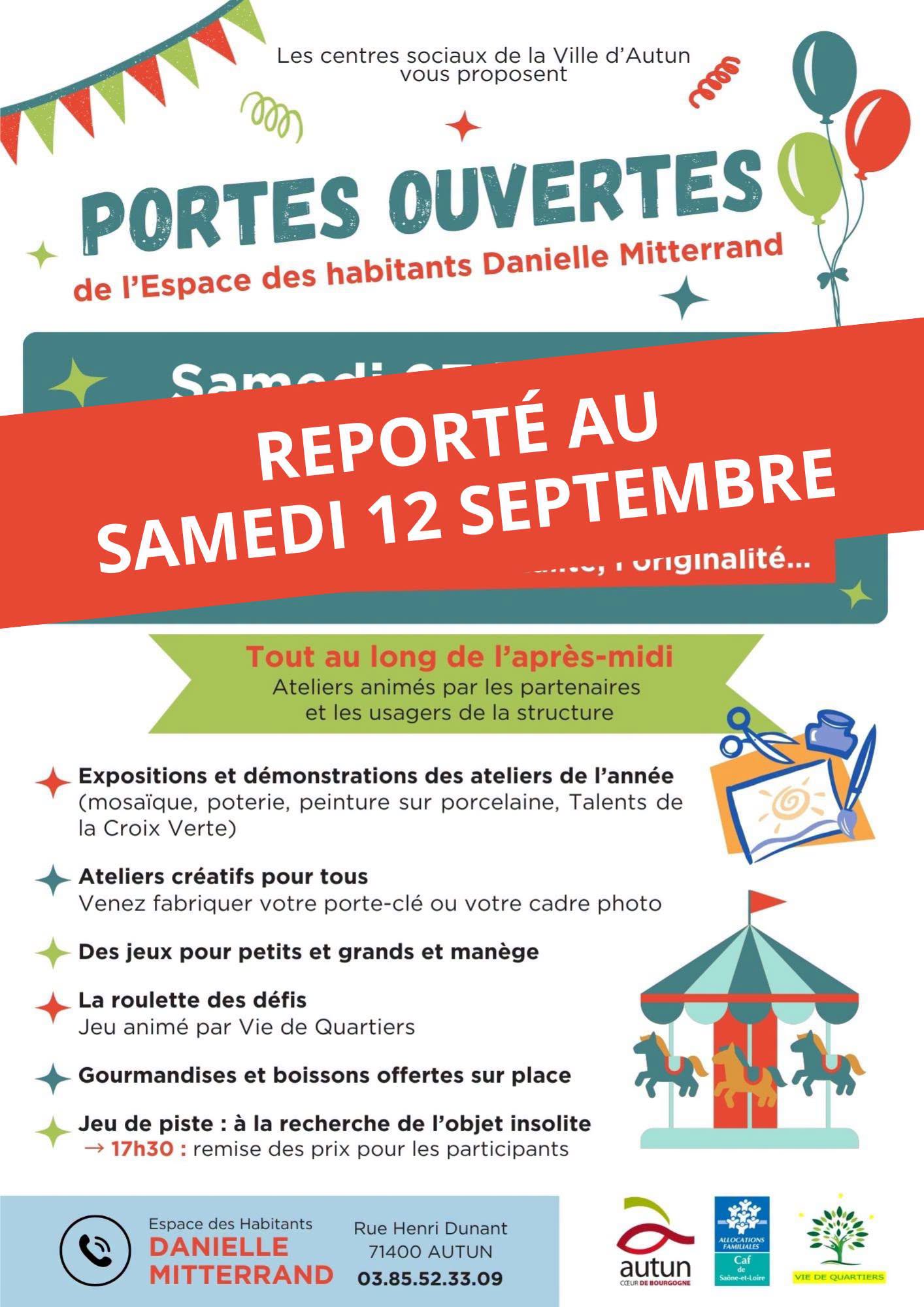 REPORTÉ ! Portes ouvertes de l'Espace des habitants Danielle Mitterrand