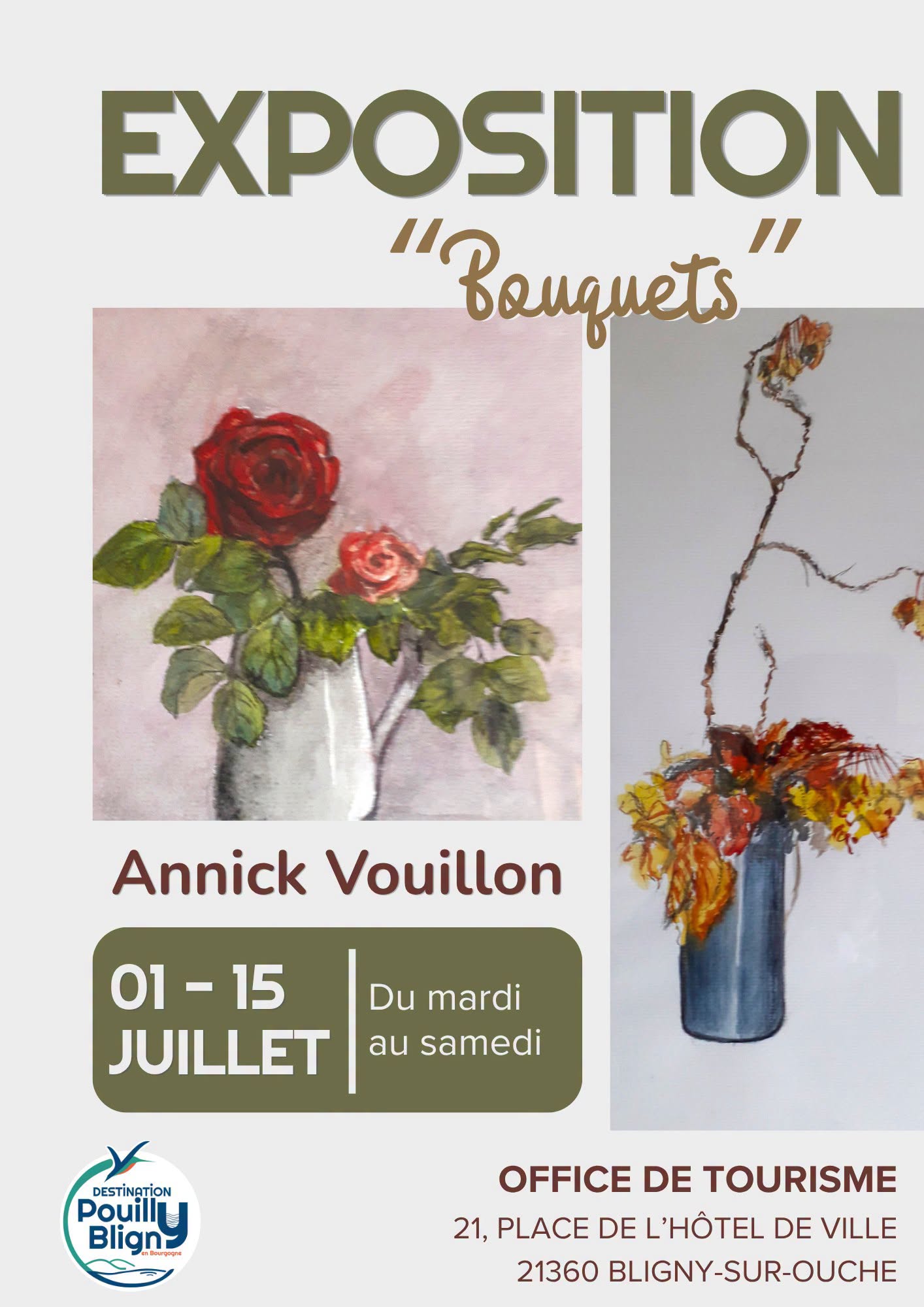 Exposition de peintures - Annick Vouillon- Bligny sur Ouche