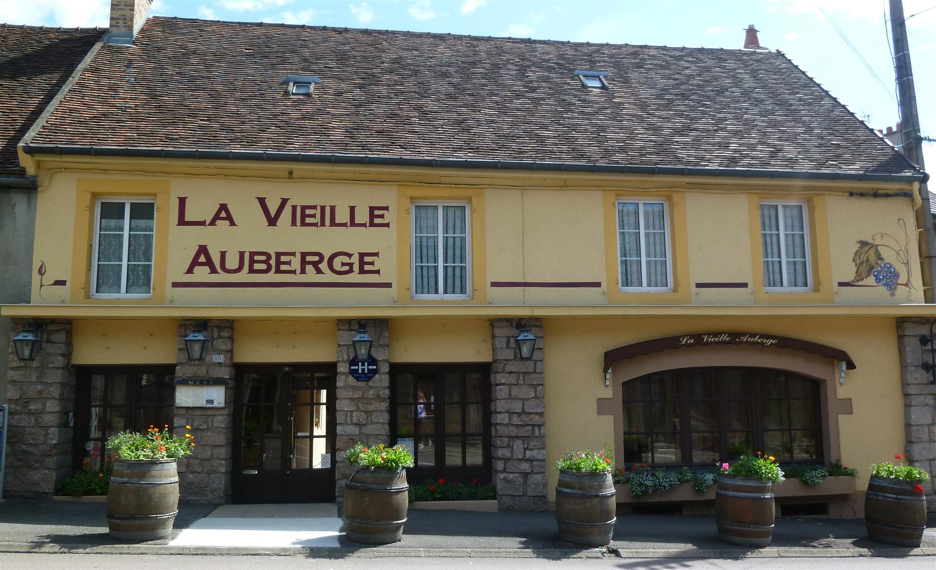 La Vieille Auberge à Saulieu Côted'Or en Bourgogne Côted'Or Tourisme