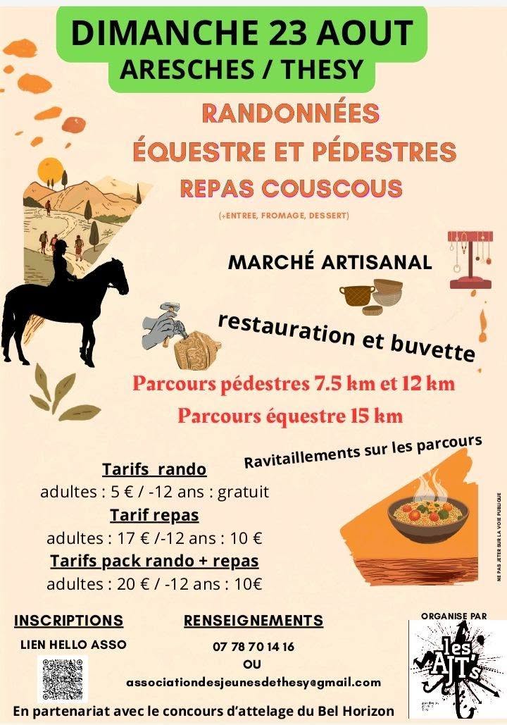 Randonnées équestre et pédestres
