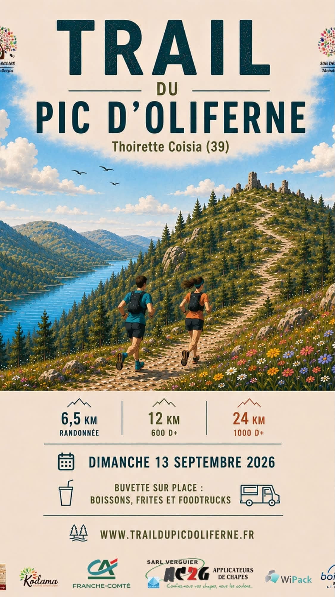 Trail du pic d'Oliferne