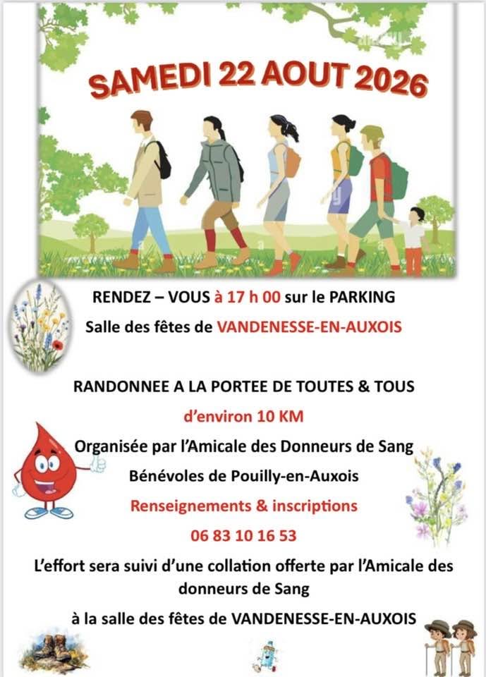 Randonnée- Vandenesse en Auxois