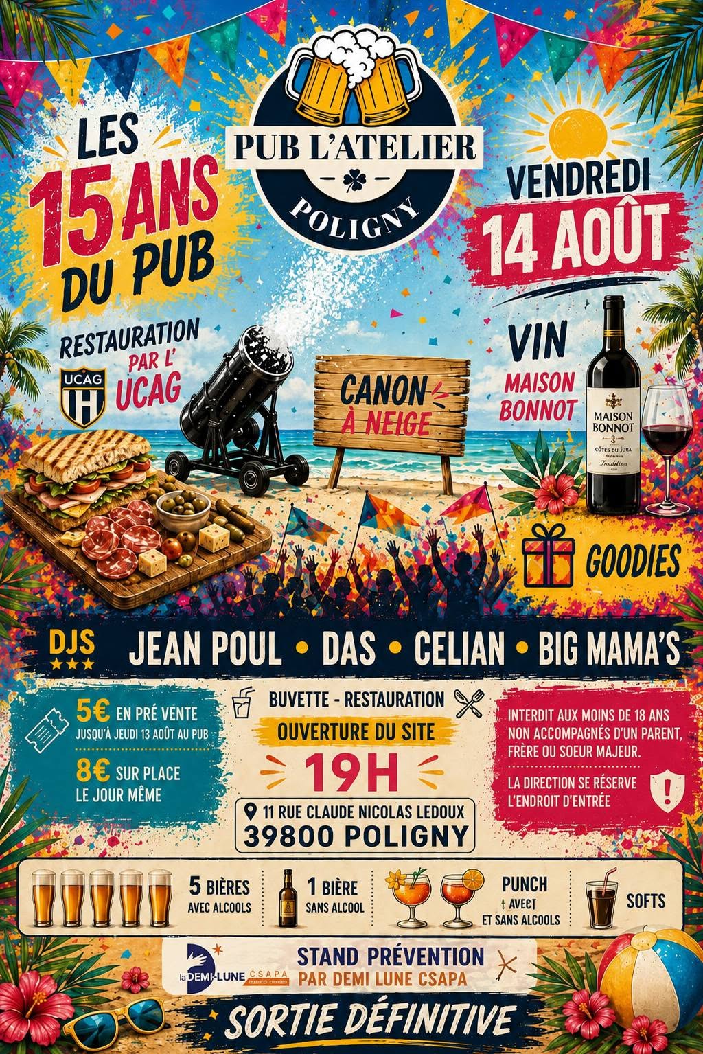 Les 15 ans du pub