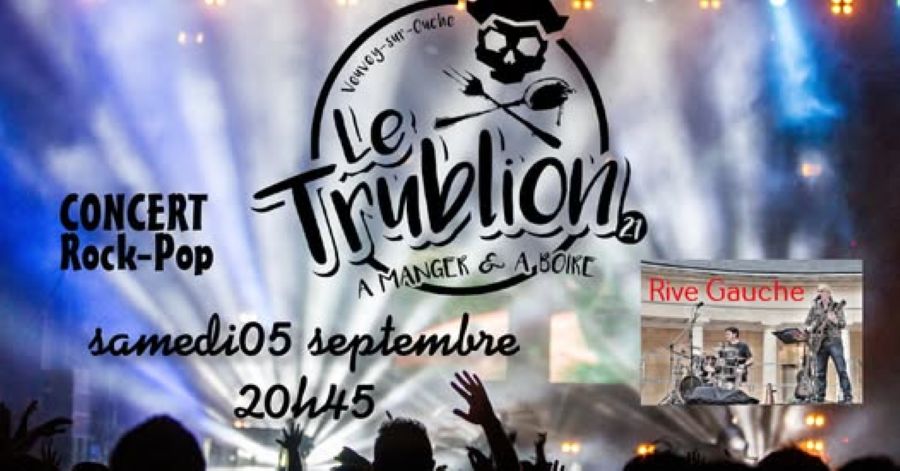 Soirée concert pop rock au Trublion 21- Veuvey sur Ouche