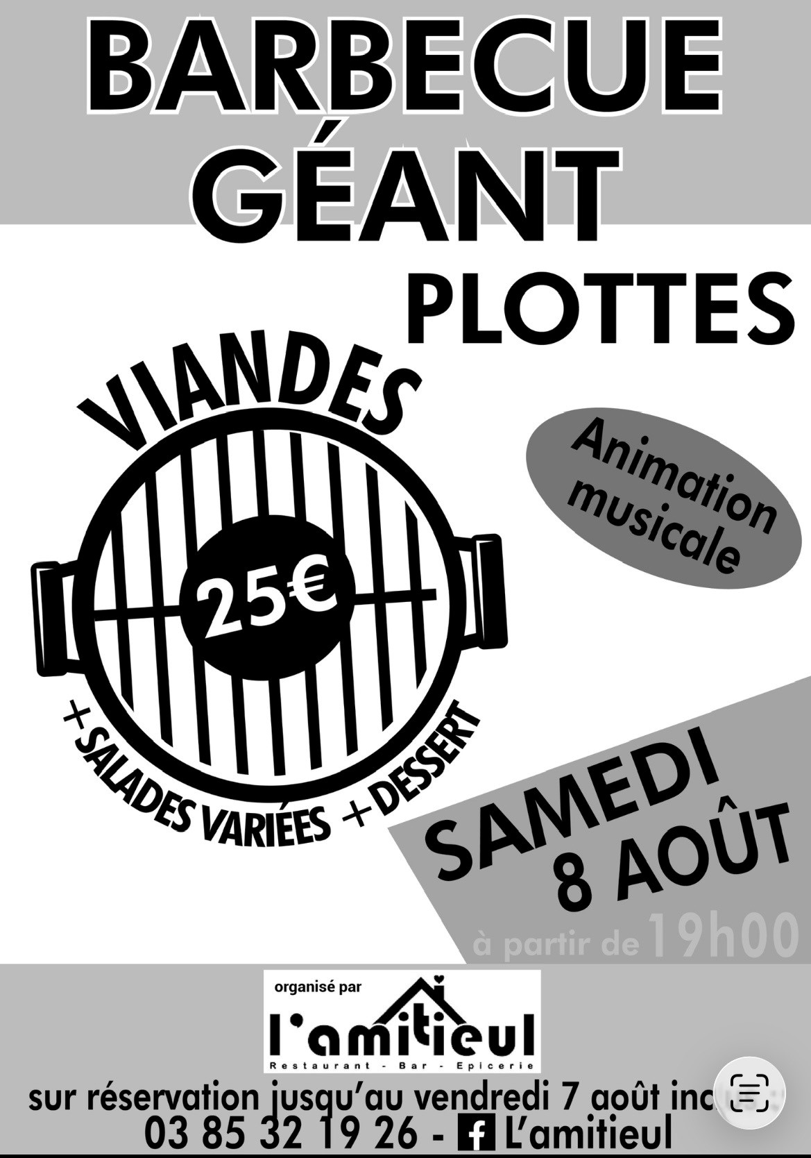 Barbecue géant à l'Amitieul