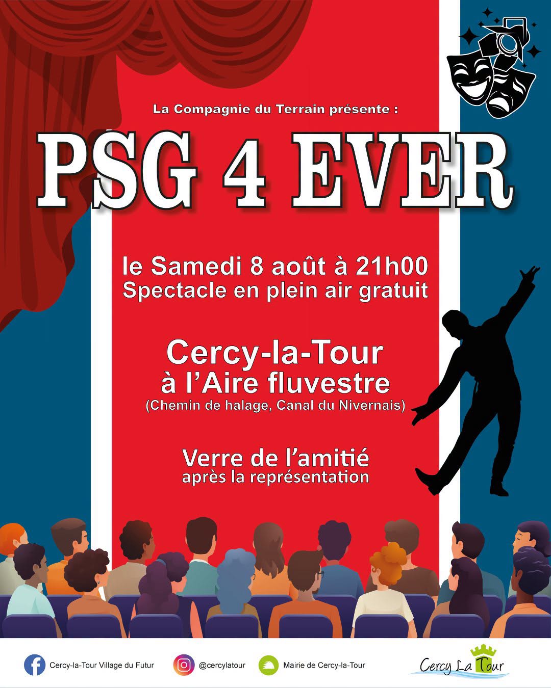 Théâtre en plein air : "PSG 4 EVER"