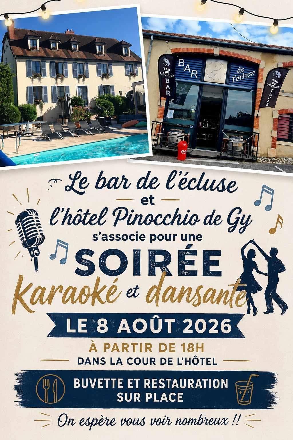Soirée Karaoké et dansante à Gy