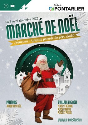 8 au 24 décembre - marché de noel - Pontarlier