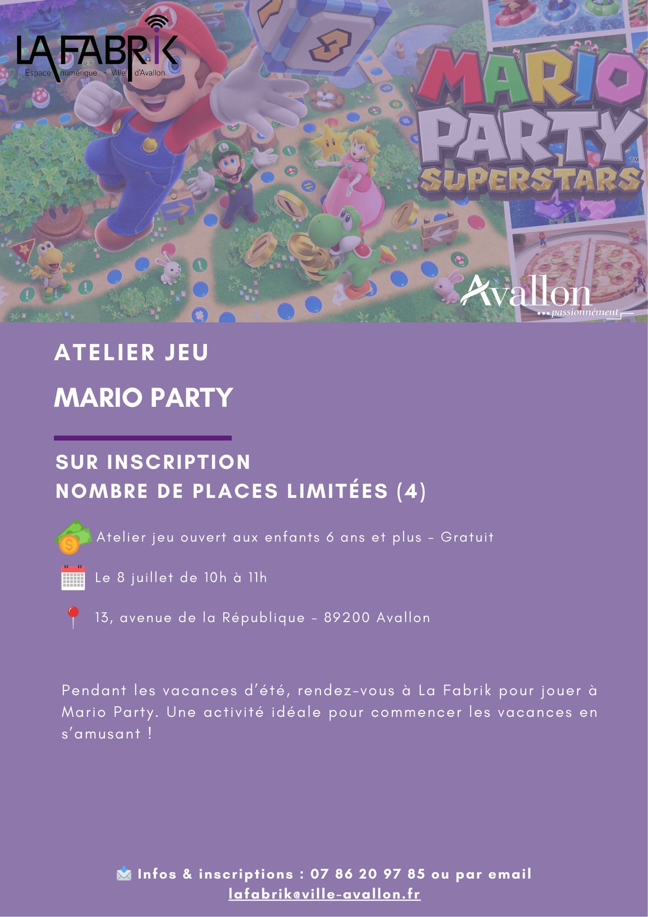 Atelier jeu - Mario Party