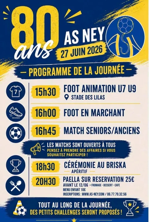 80 ans de l'AS Ney