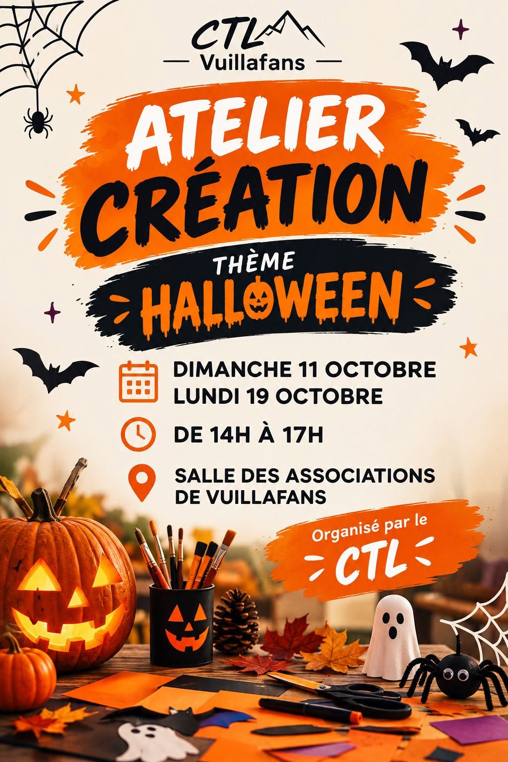 Atelier de créations Halloween