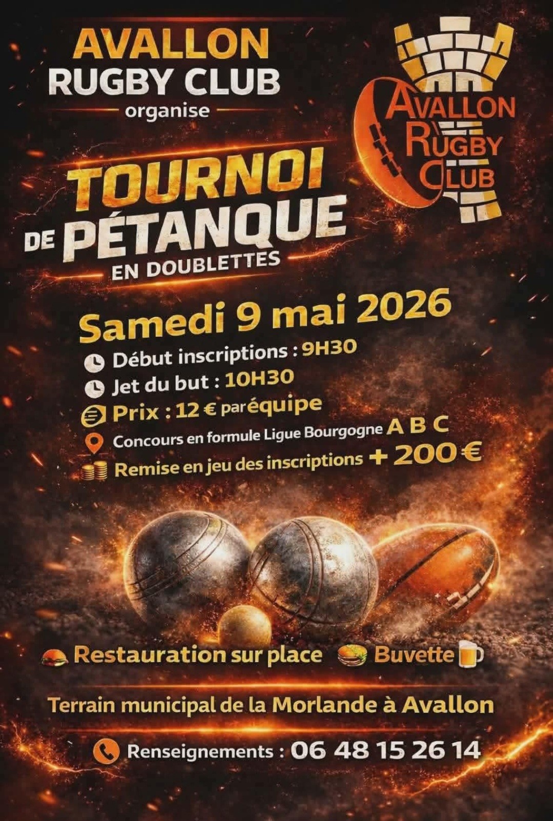 Tournoi de pétanque