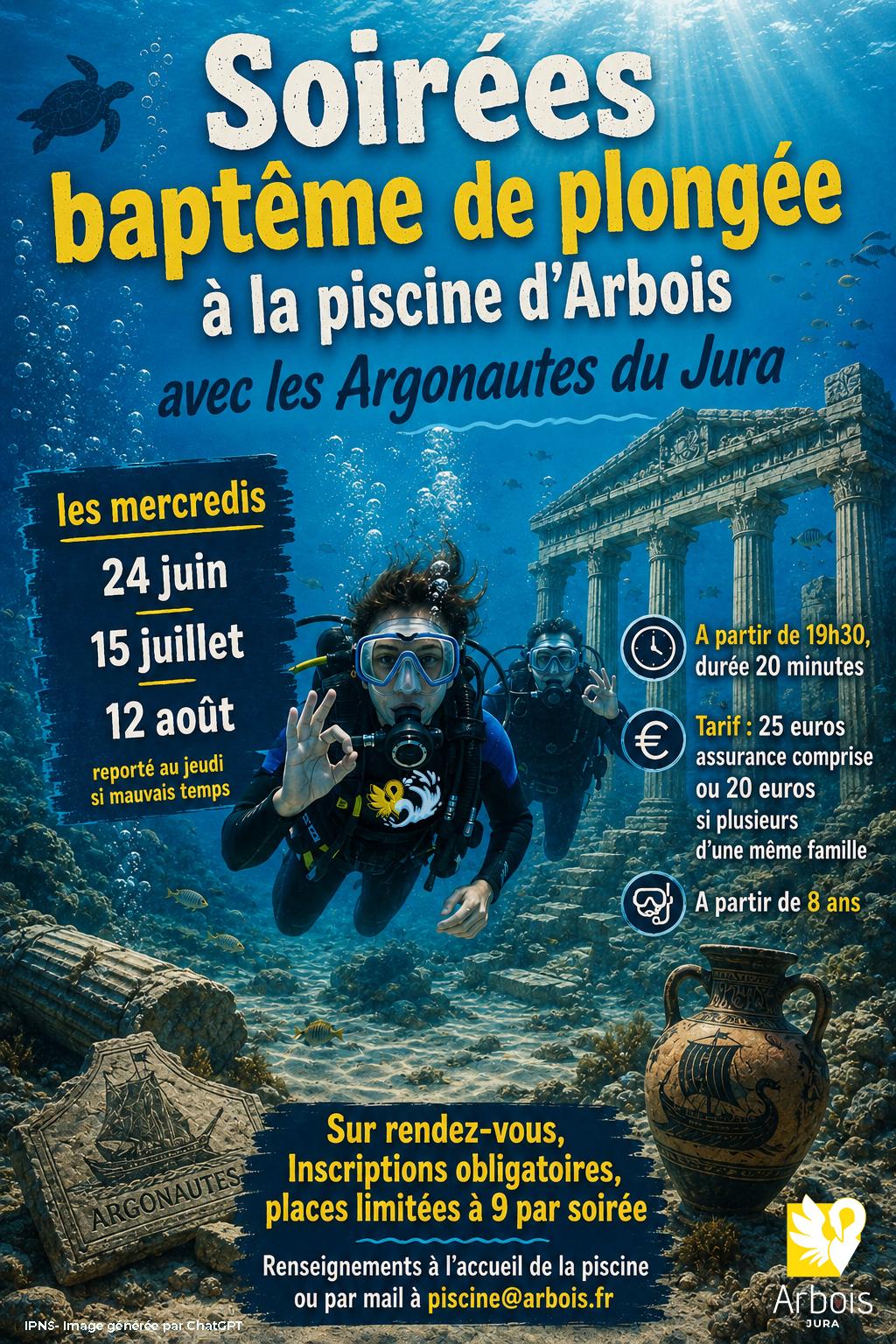 Baptême de plongée
