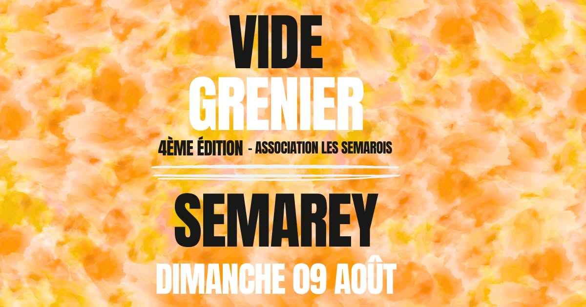 Vide-grenier de SEMAREY