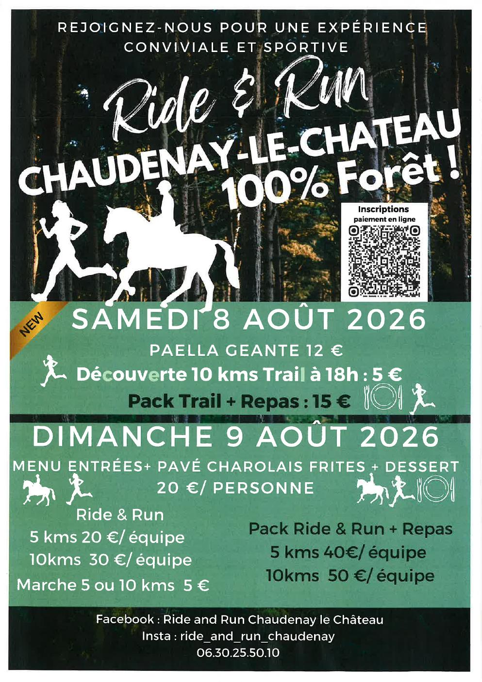 Ride and Run- Chaudenay le Château