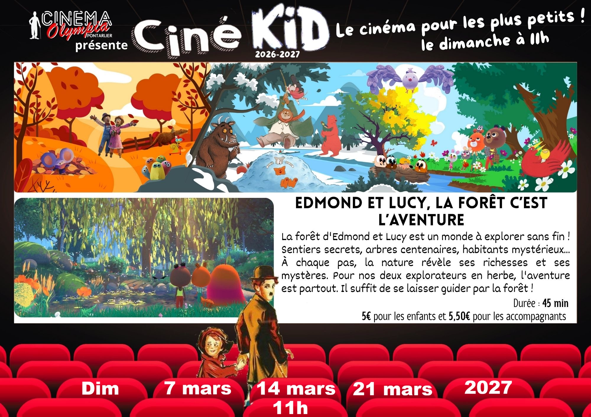Ciné Kid - Edmond et Lucy, la foret c'est l'aventure