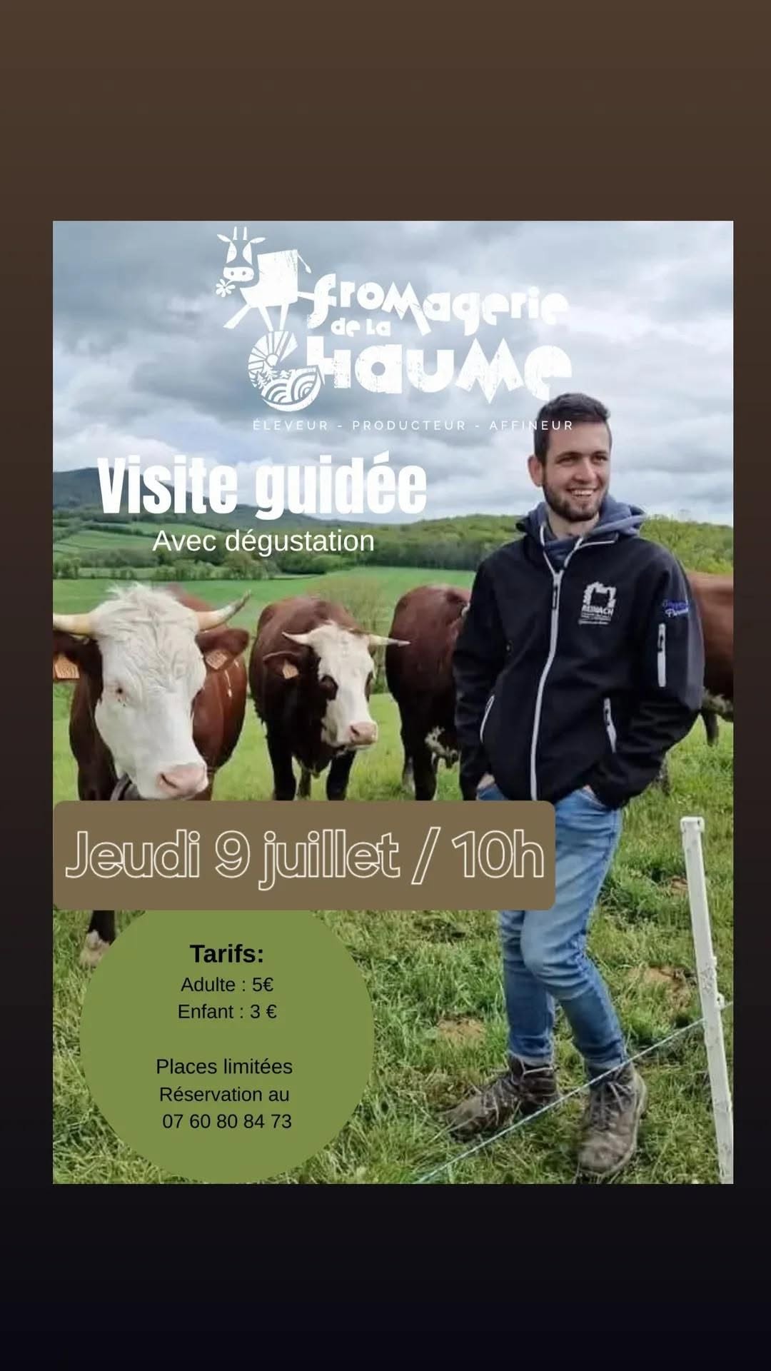 Visite guidée d'une fromagerie