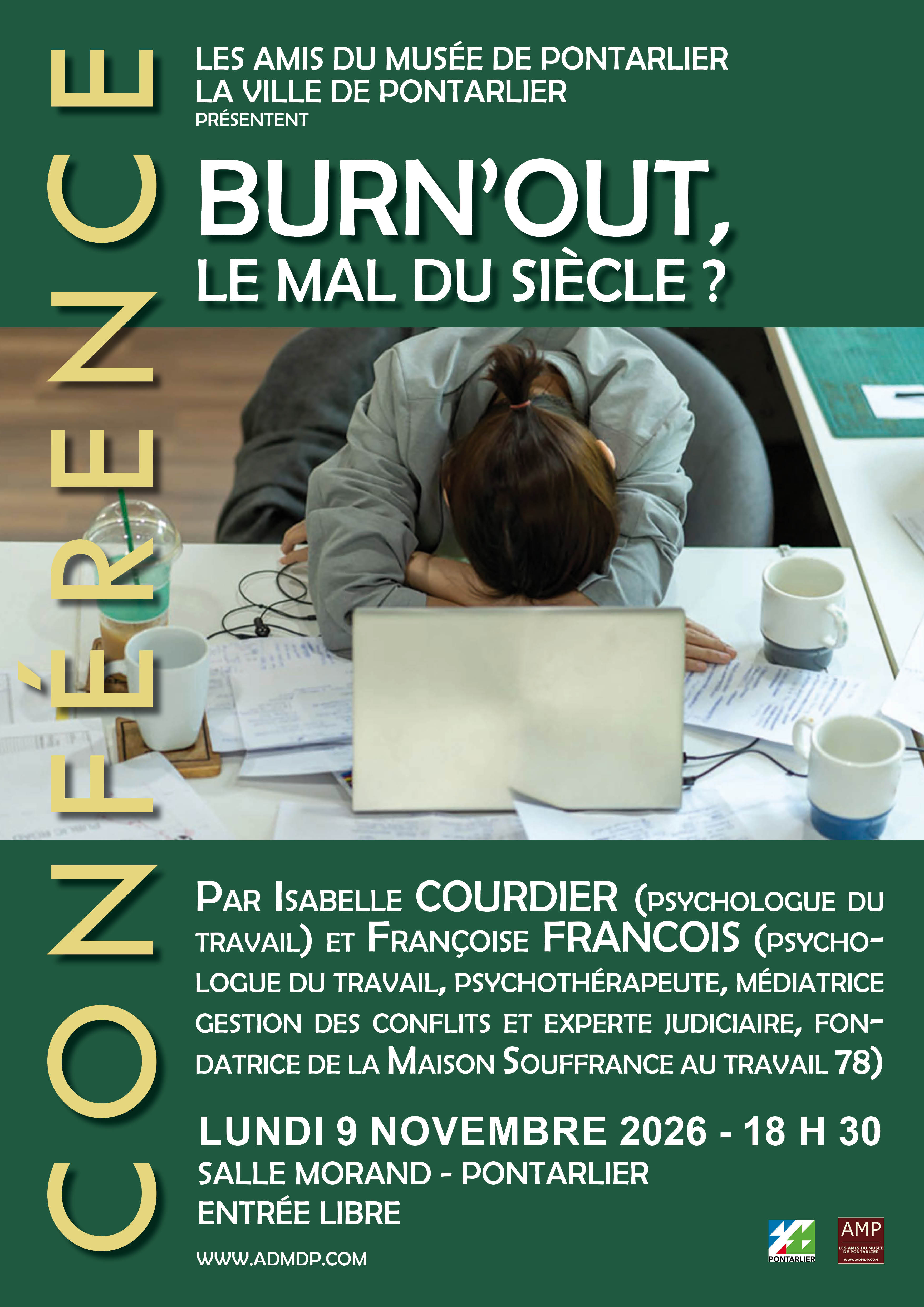 Conférence - Burn'out, le mal du siècle ?