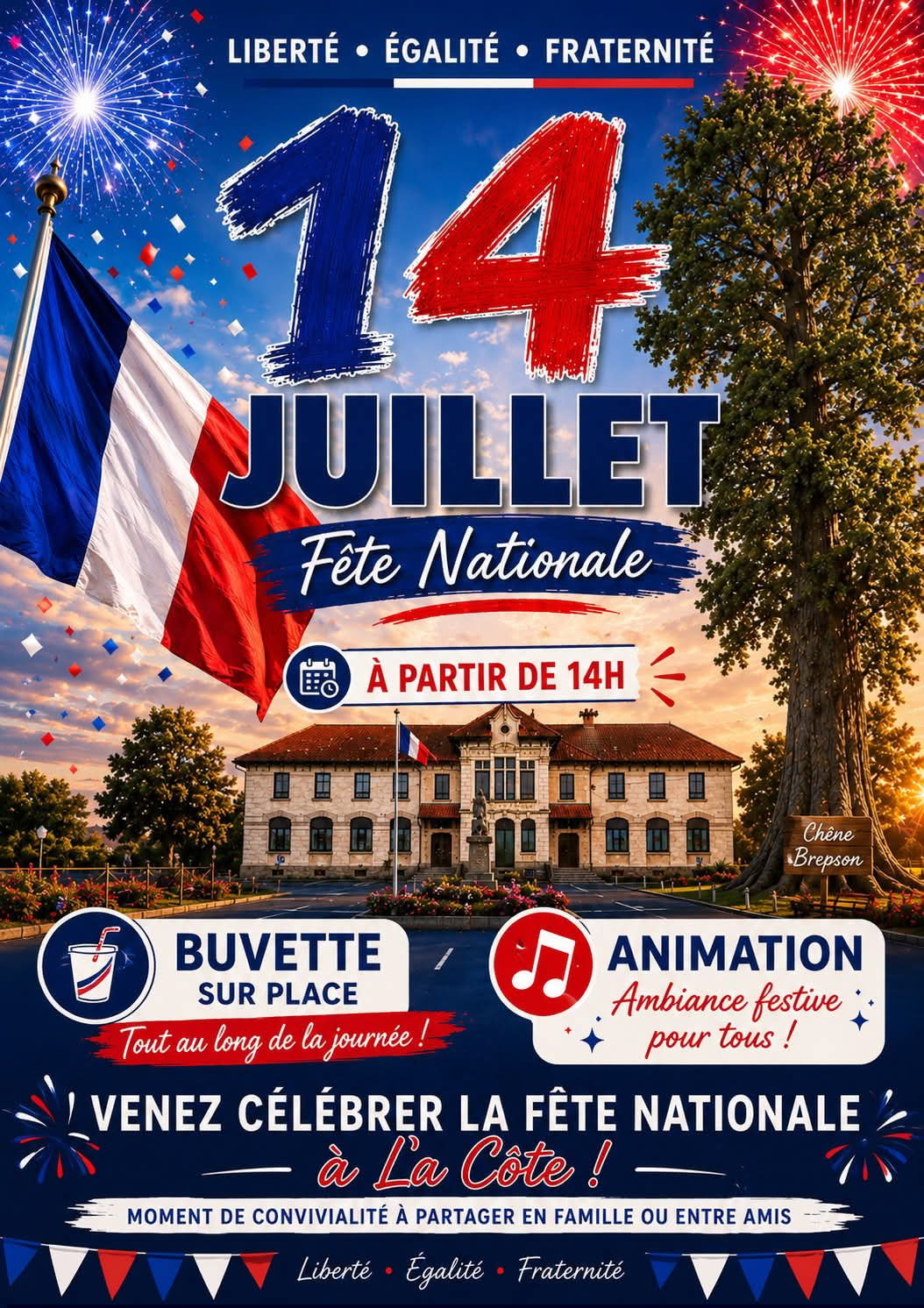 Fête nationale du 14 juillet – La Côte
