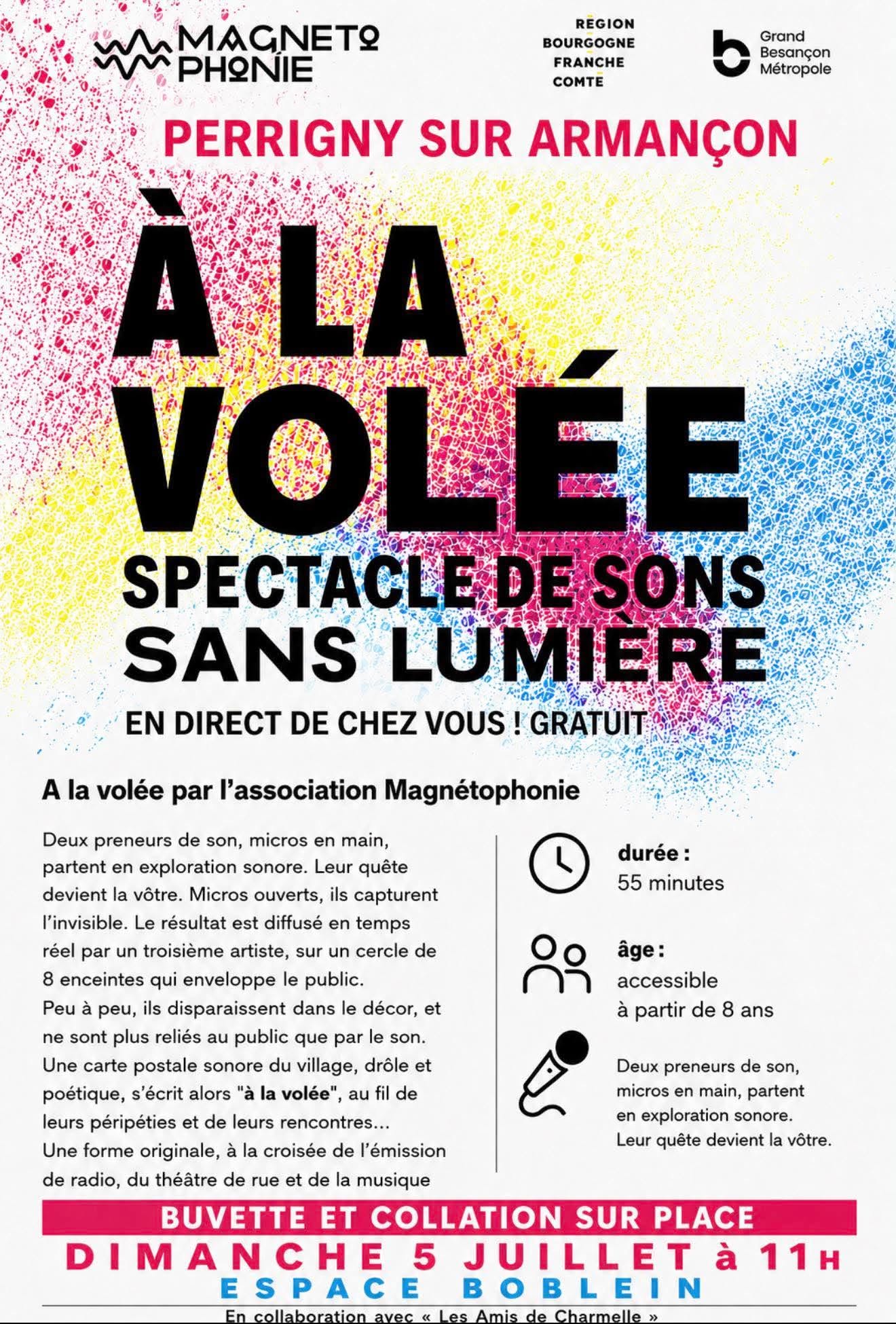 A La Volée - Spectacle de sons sans lumière