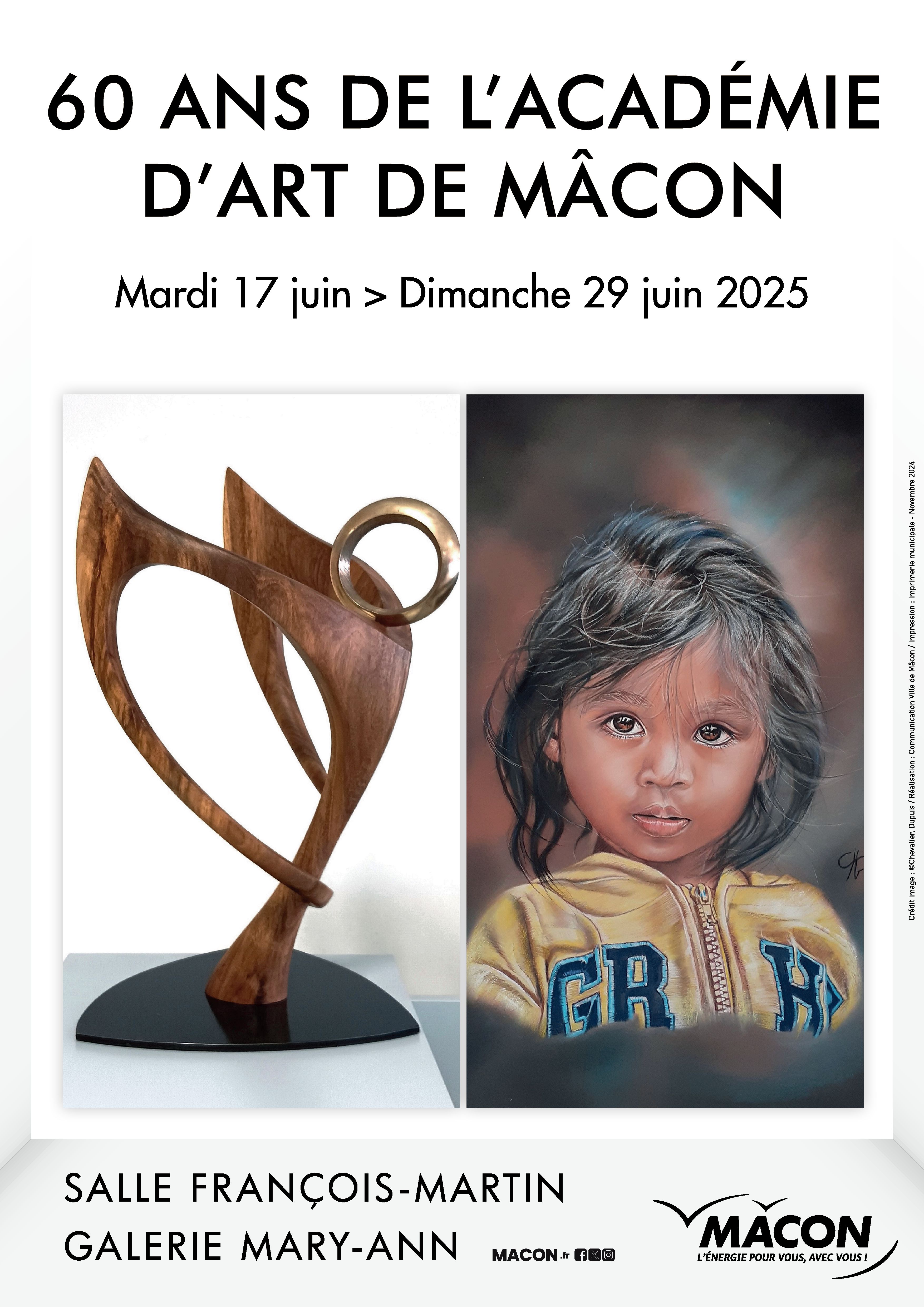 Exposition 60 ans de l’Académie d’Art de Mâcon