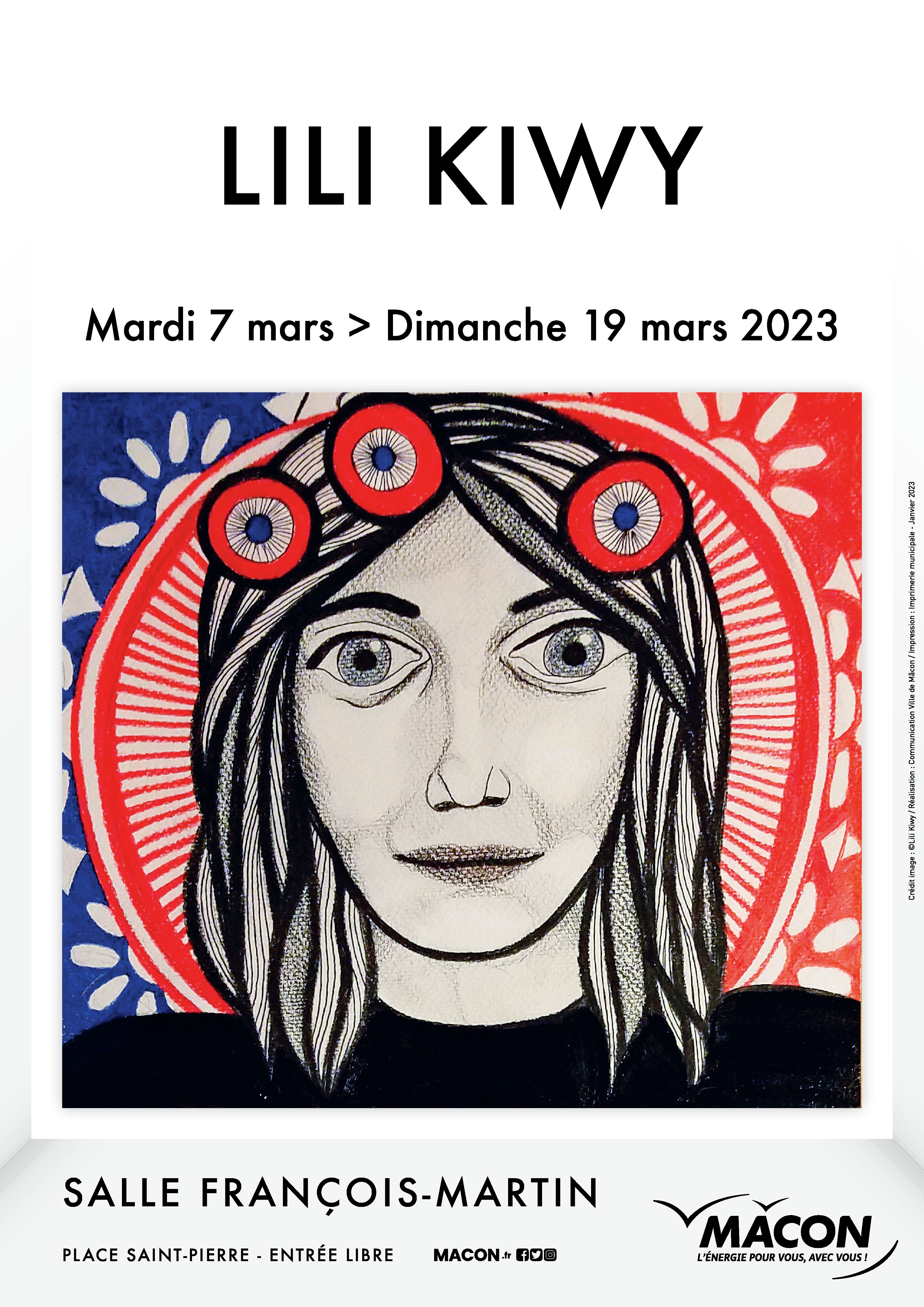 Affiche Expo LILI KIWY