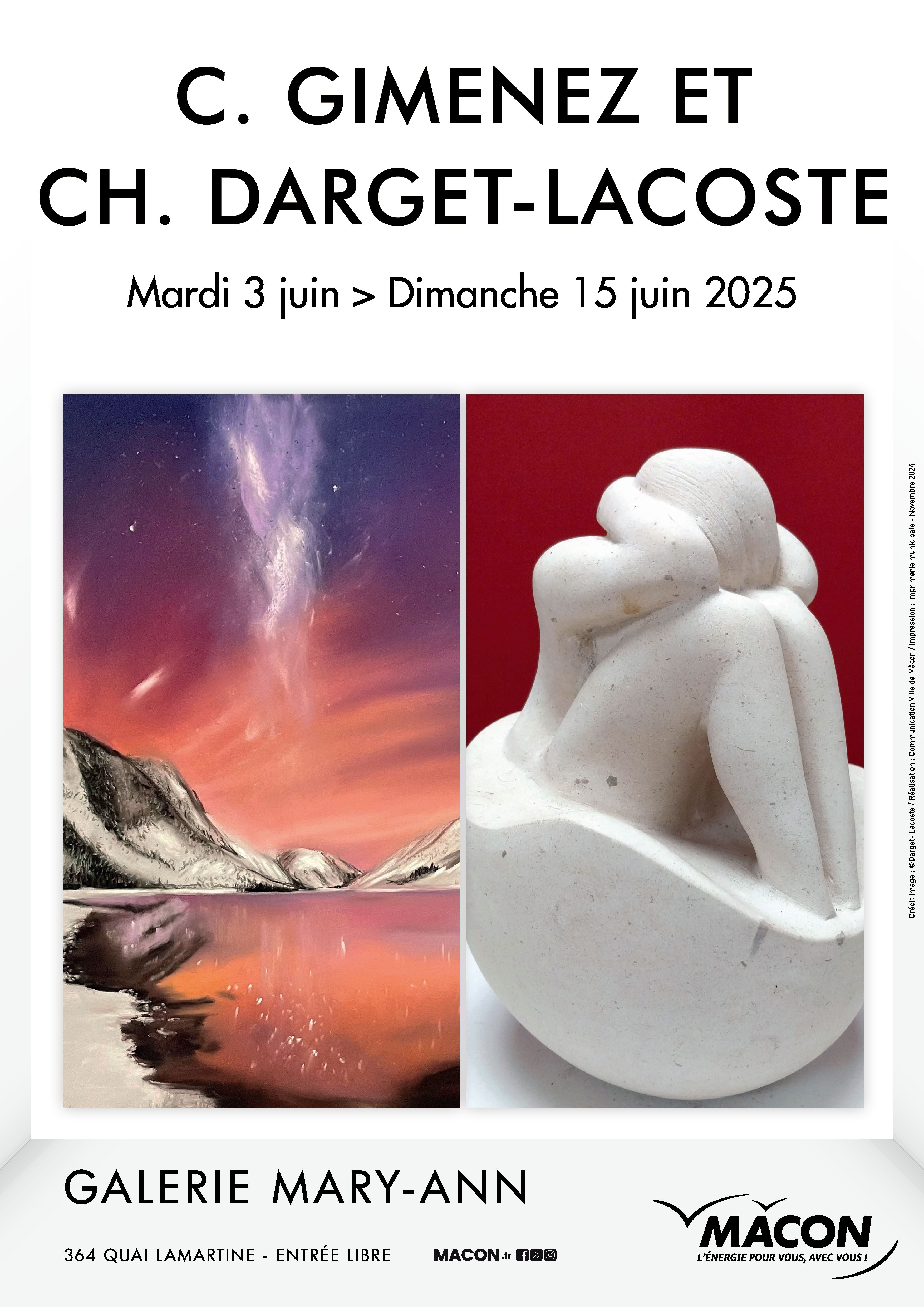 Exposition Cathy GIMENEZ ET Christophe DARGET-LACOSTE