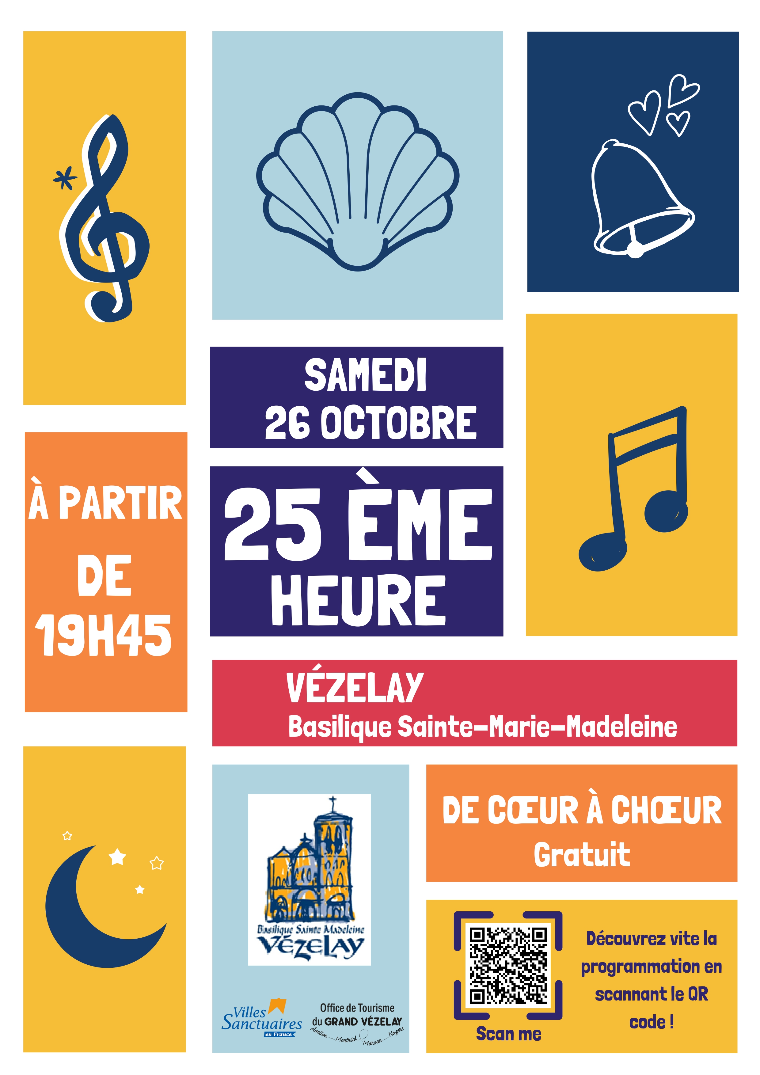 25ème heure de Vézelay : Cœur à Chœur