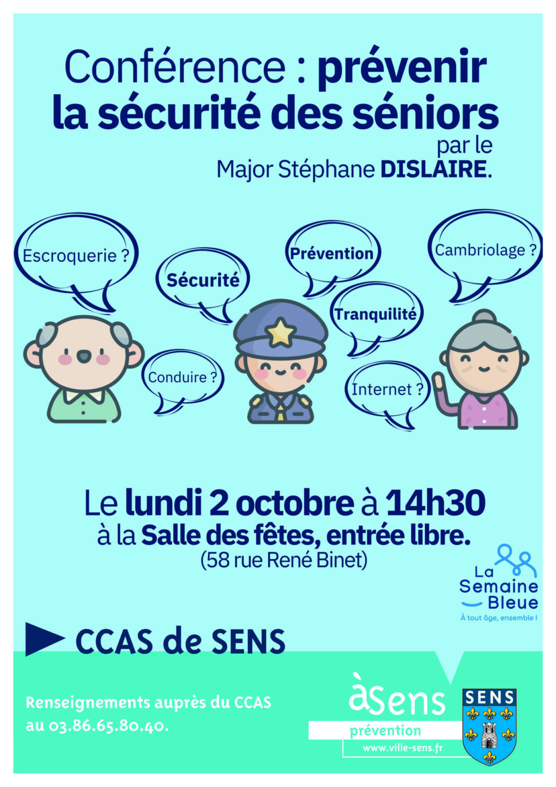 Conférence sécurité des séniors