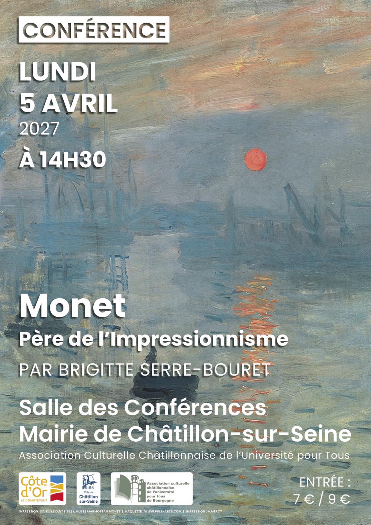 Conférence « Monet : père de l’Impressionnisme »