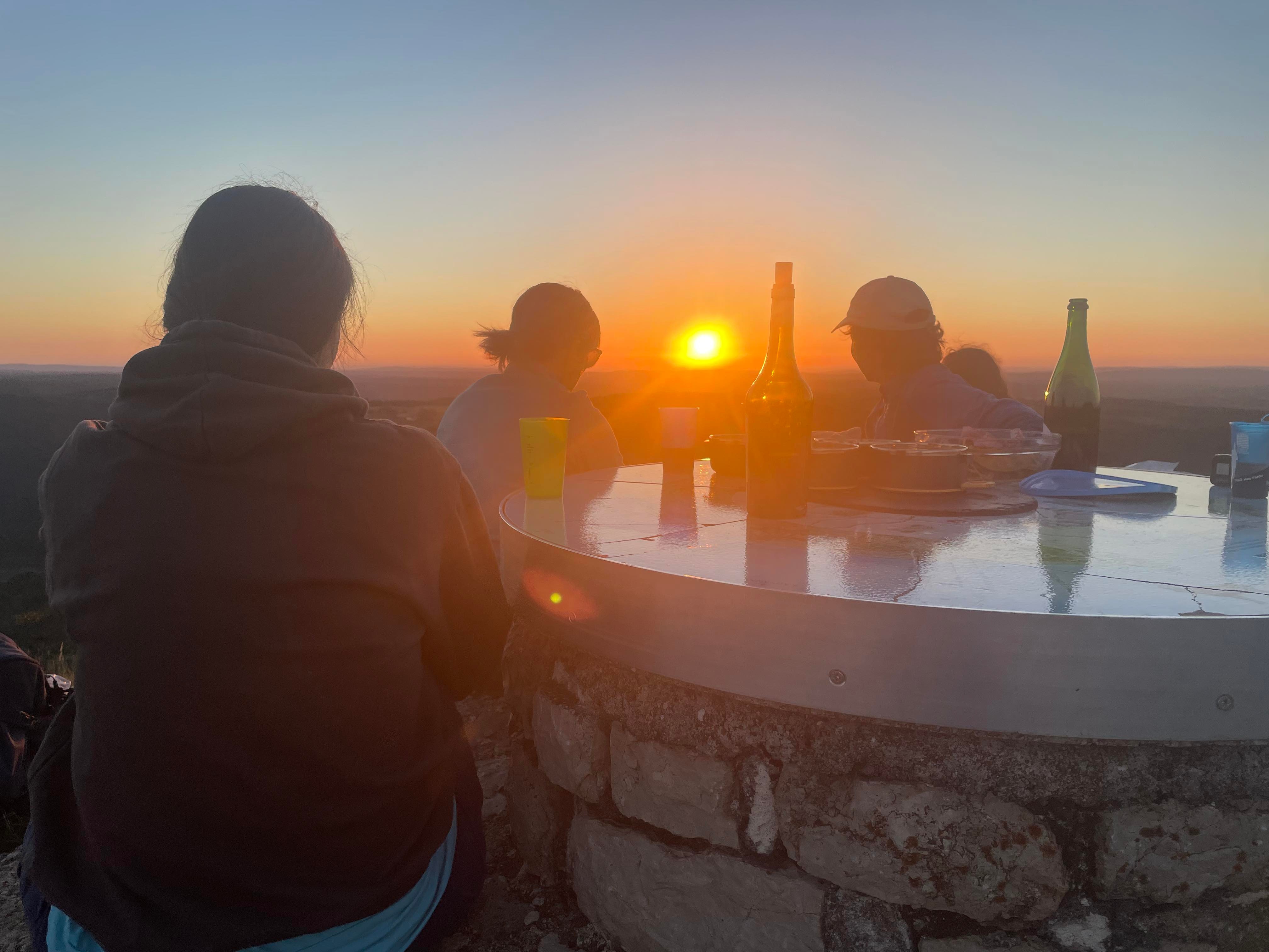 COucher de soleil à laRoche