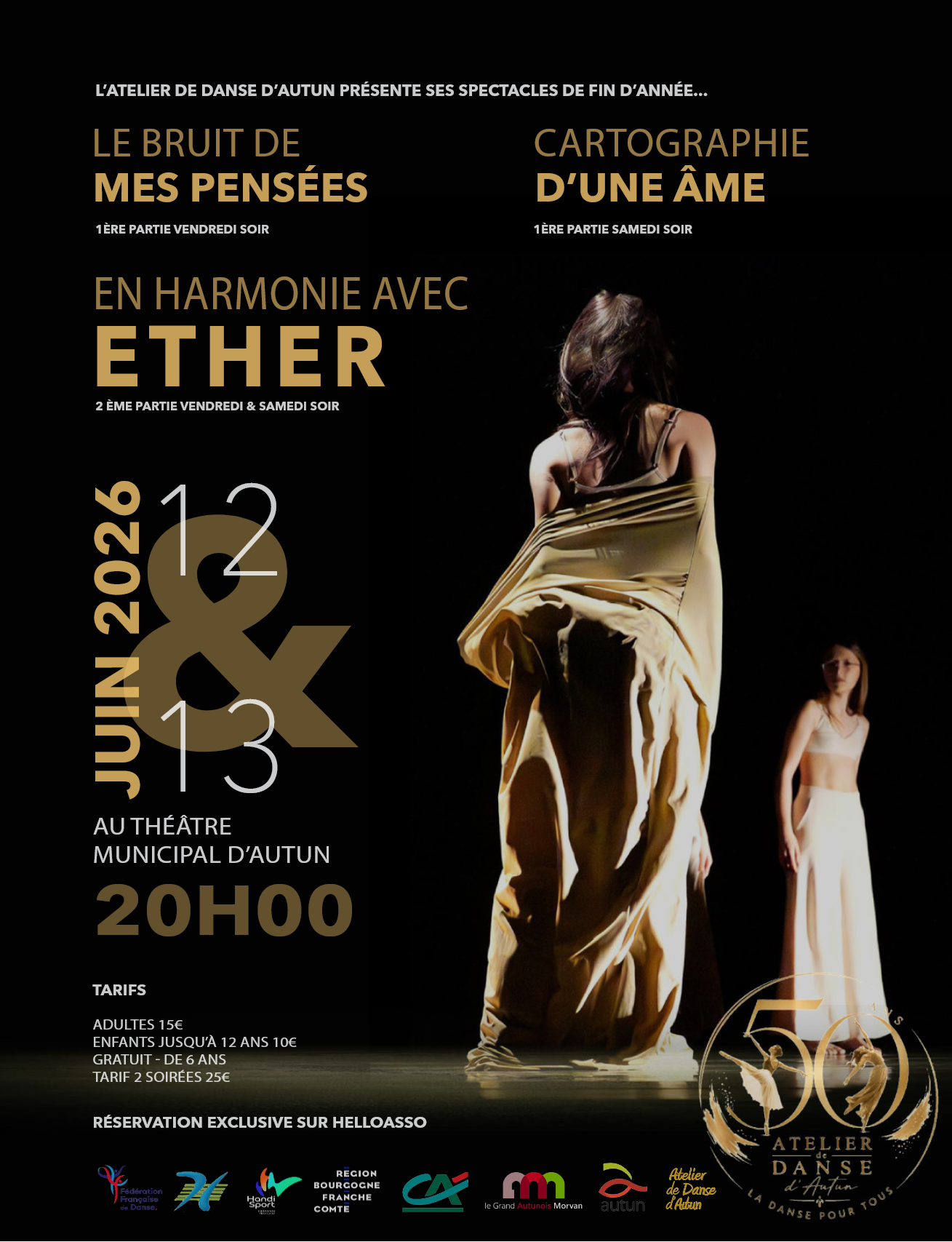 Gala de fin d'année - 50 ans Atelier de Danse Autun