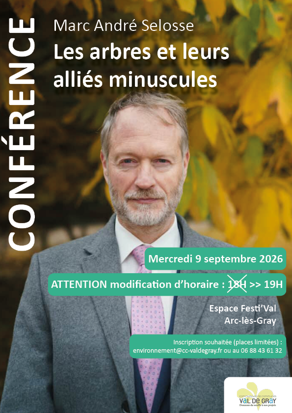 Conférence de Marc André Sélosse sur les arbres et leurs alliés minuscules