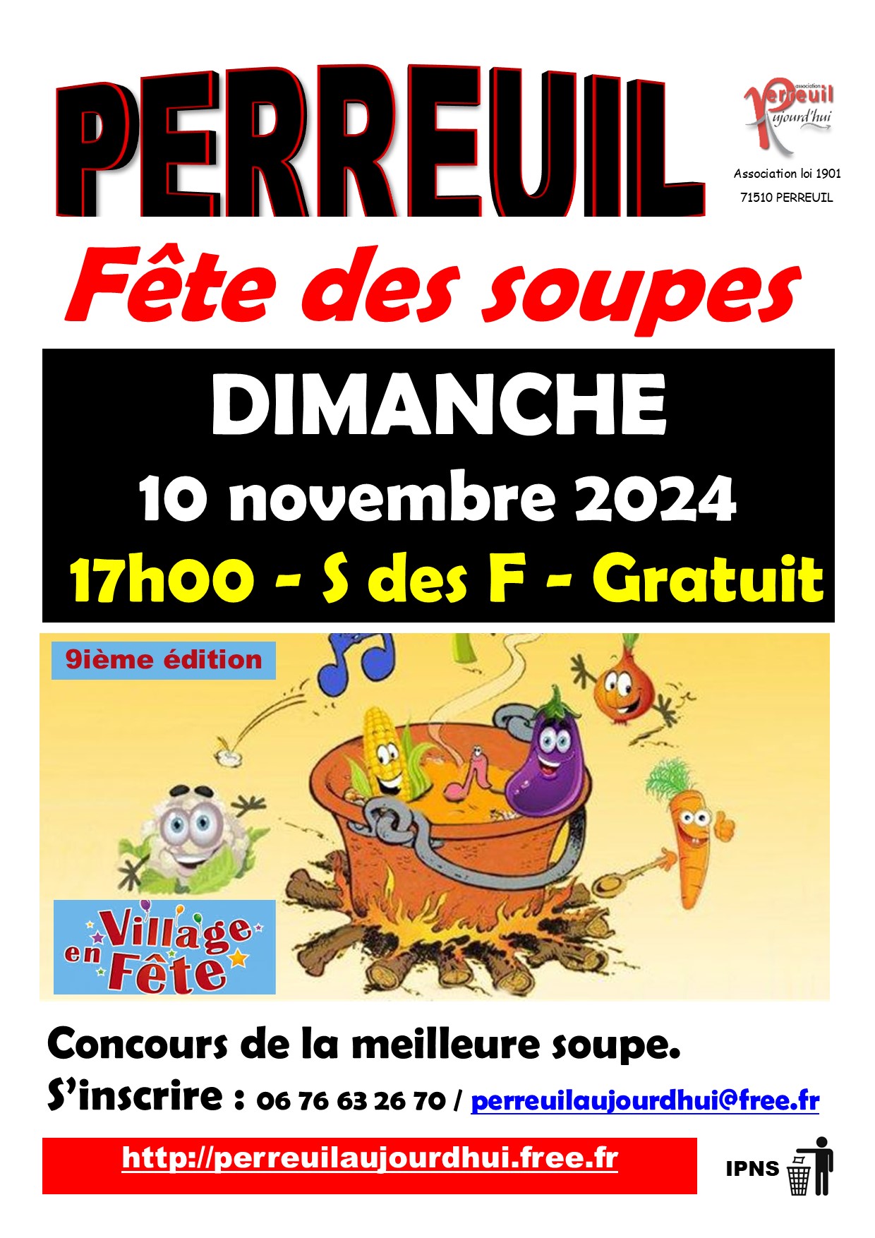Affiche - Fête des soupes 2024