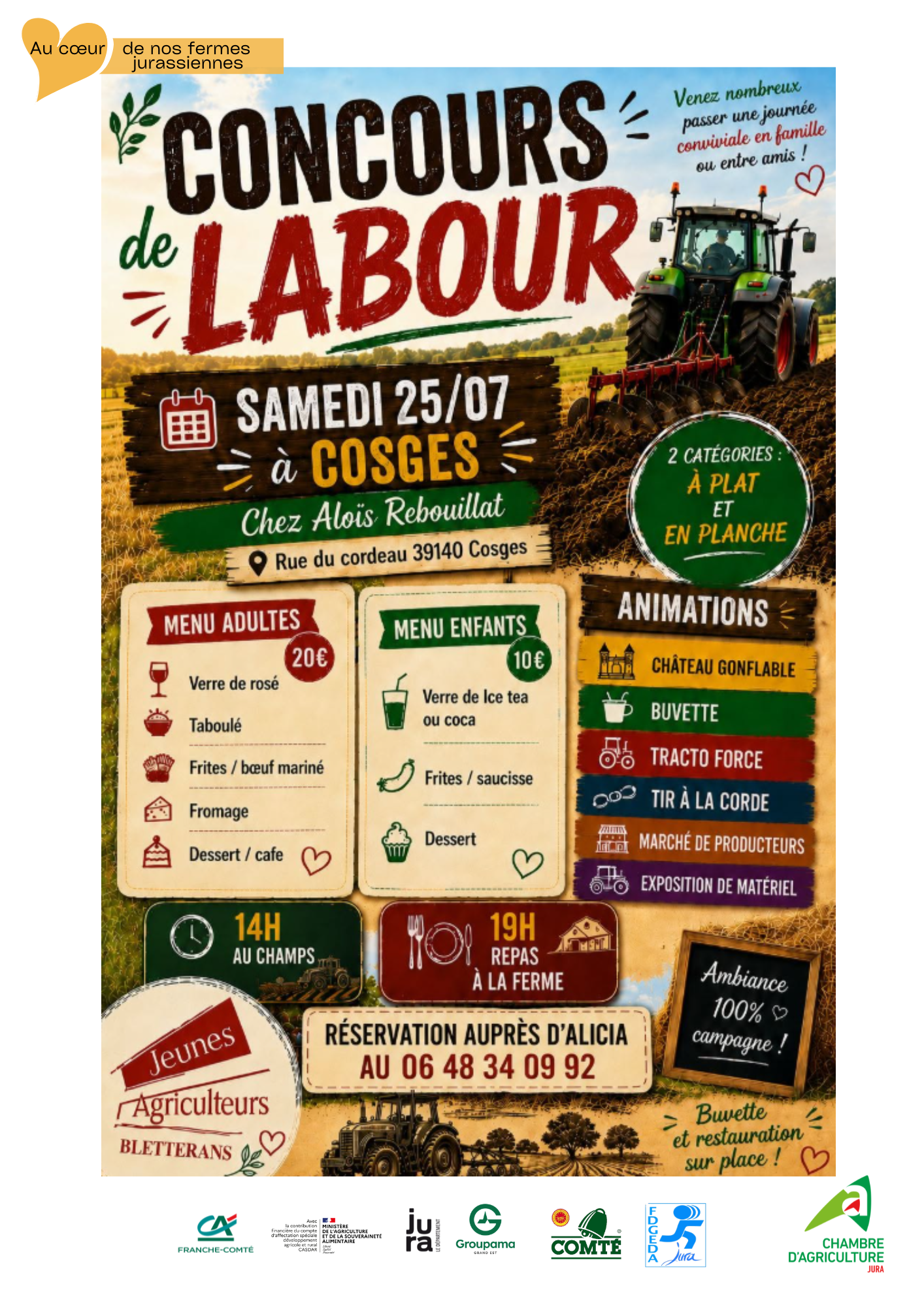 Concours de labour -  Au cœur de nos fermes jurassiennes