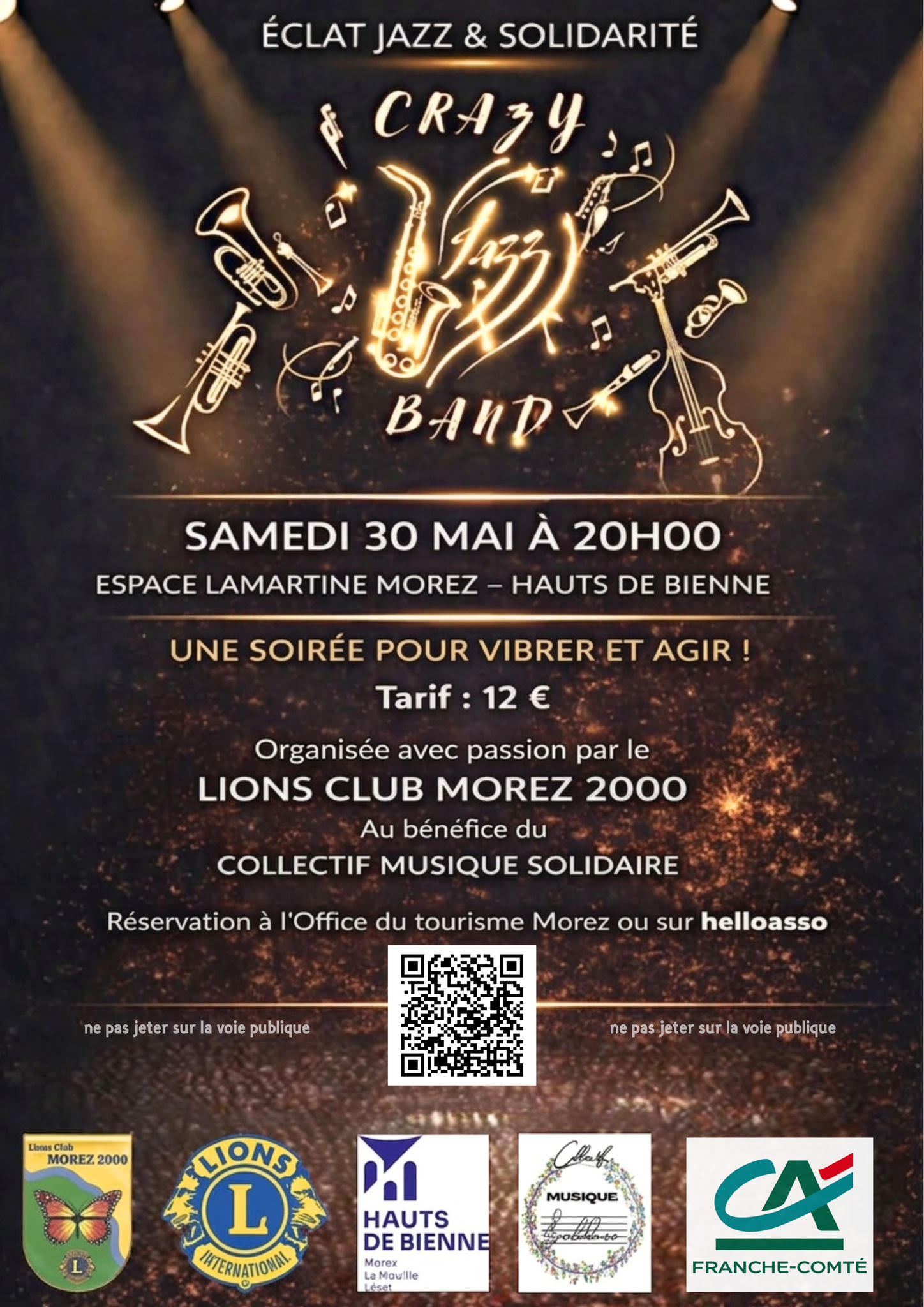 Crazy Jazz Band avec le Lions Club Morez 2000