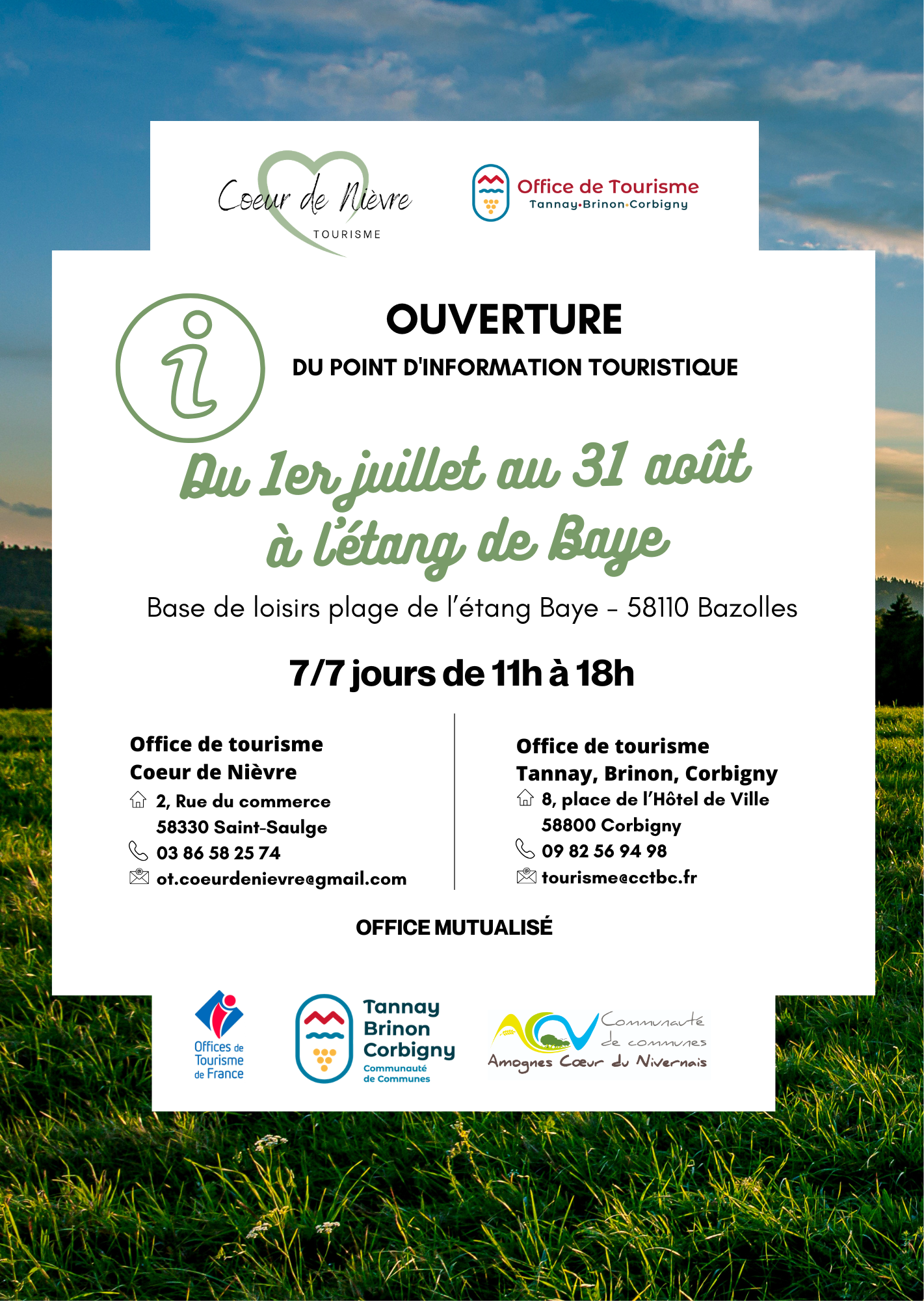 Bureau d'Informations Touristiques - Etang de BAYE