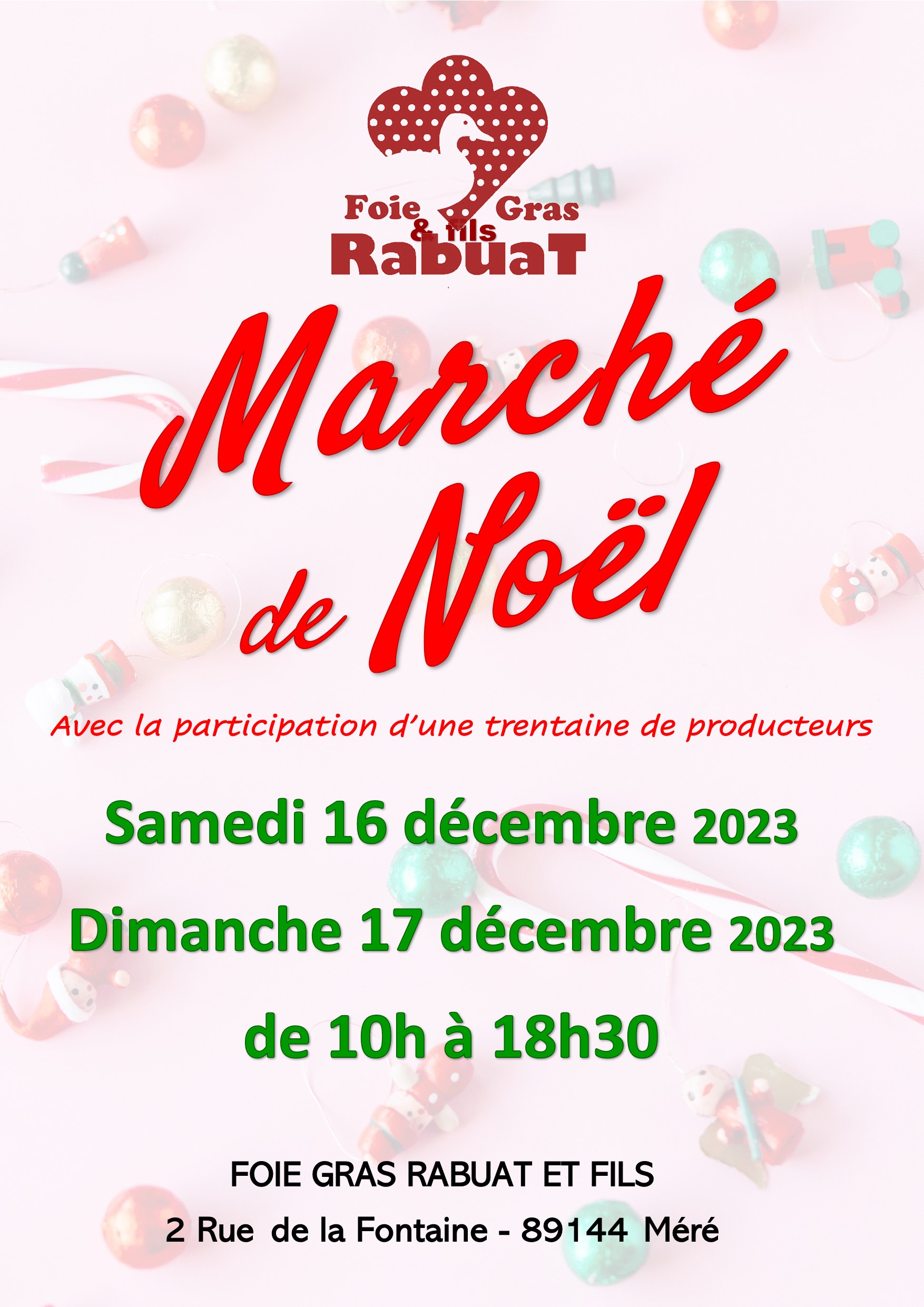 MARCHE DE NOEL 2023