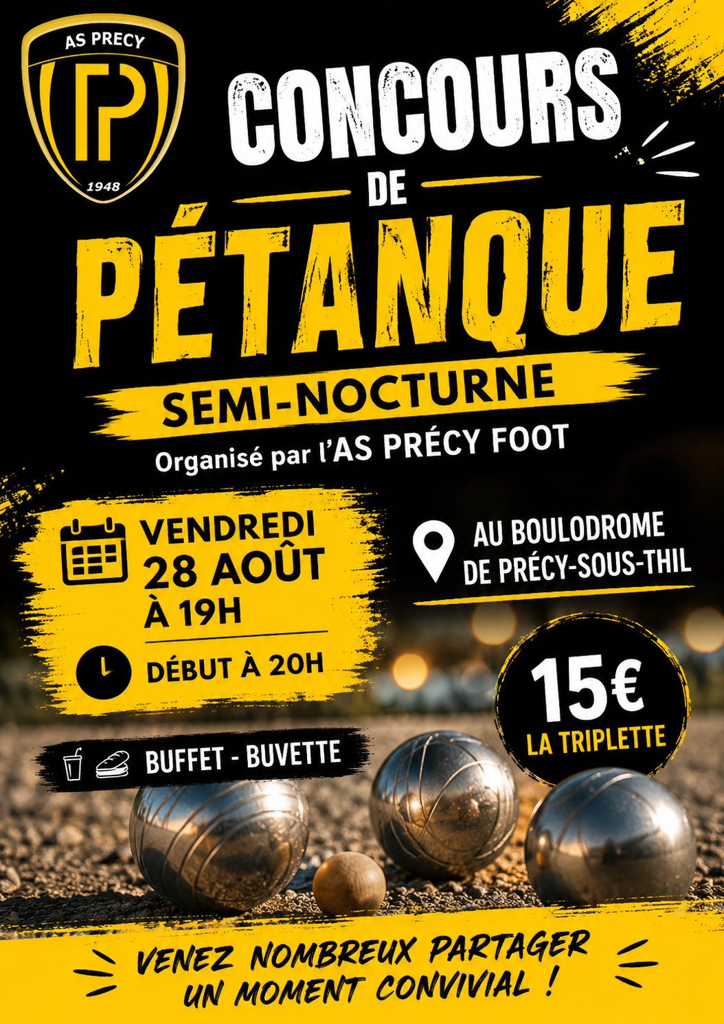 Concours de pétanque
