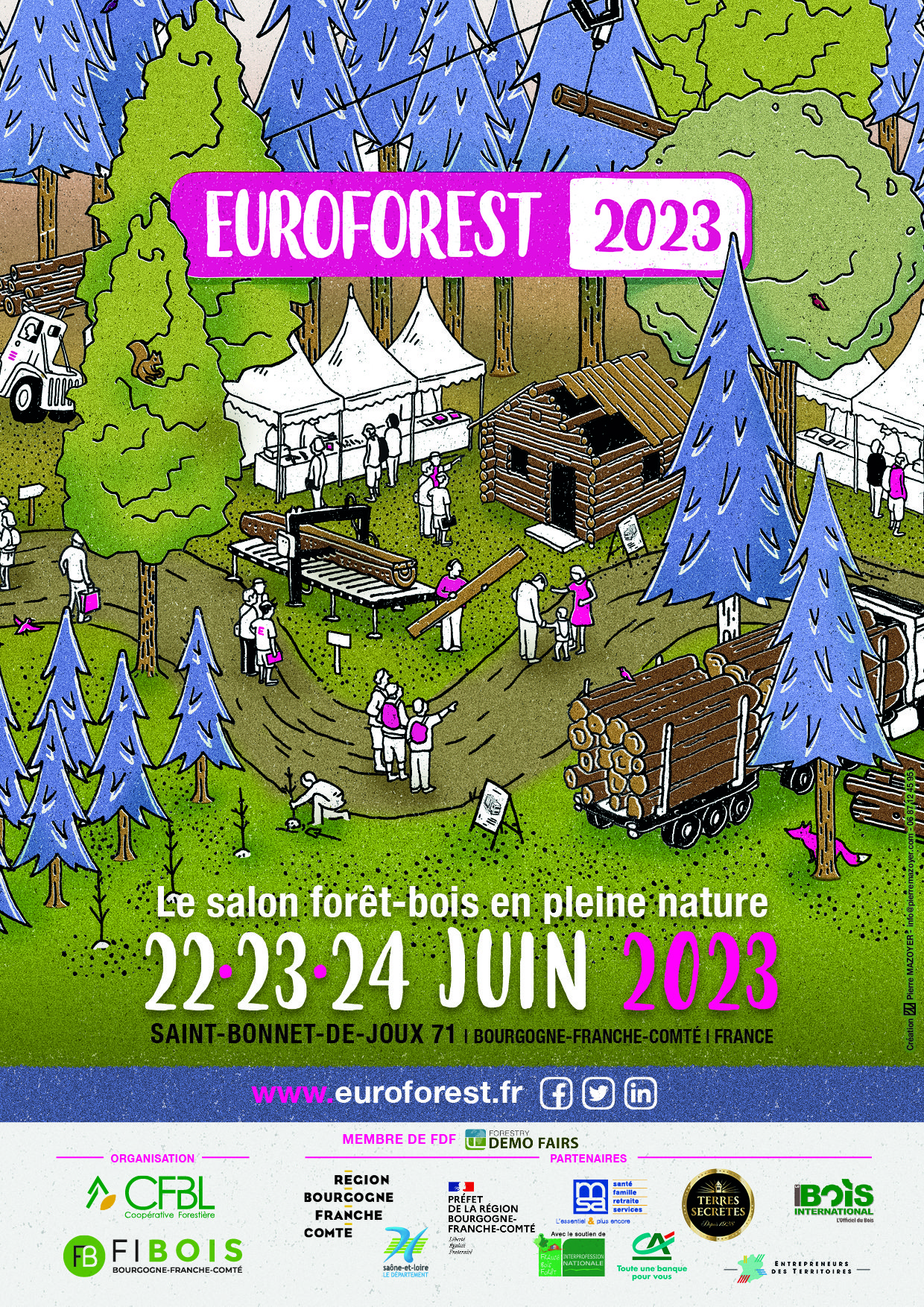 Affiche Euroforest 2023